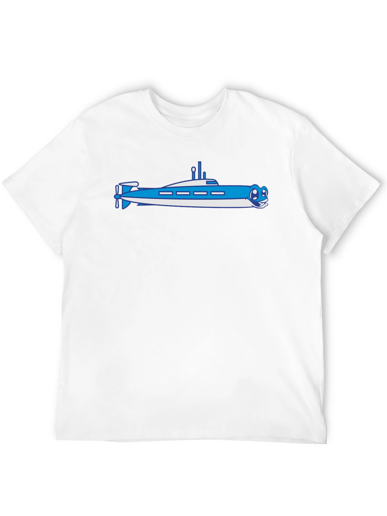 Black Yellow Submarine Cartoon T-Shirt - Black view 12