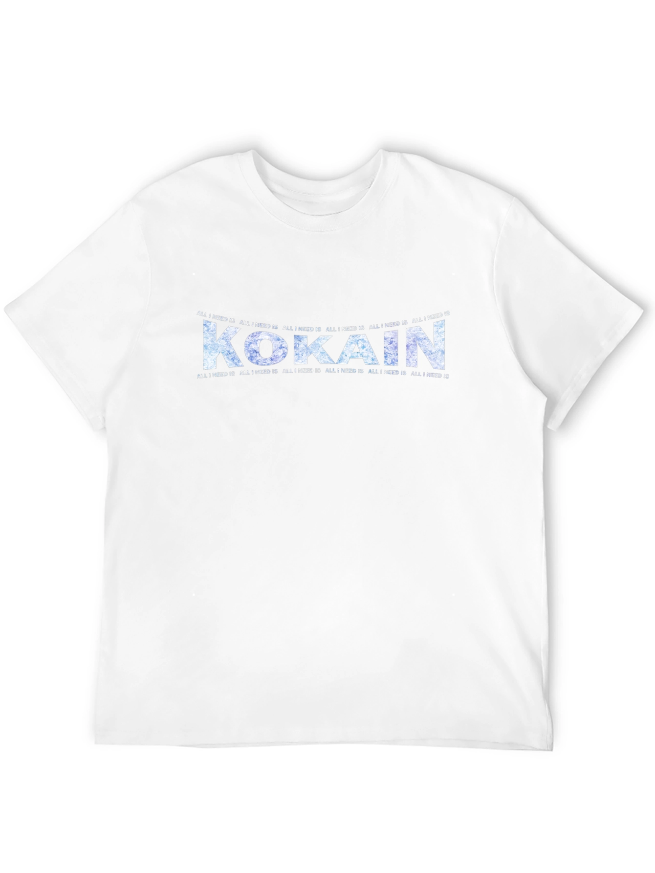 Black "Kokain" Graphic Print T-Shirt - Edgy Streetwear Tee view 12