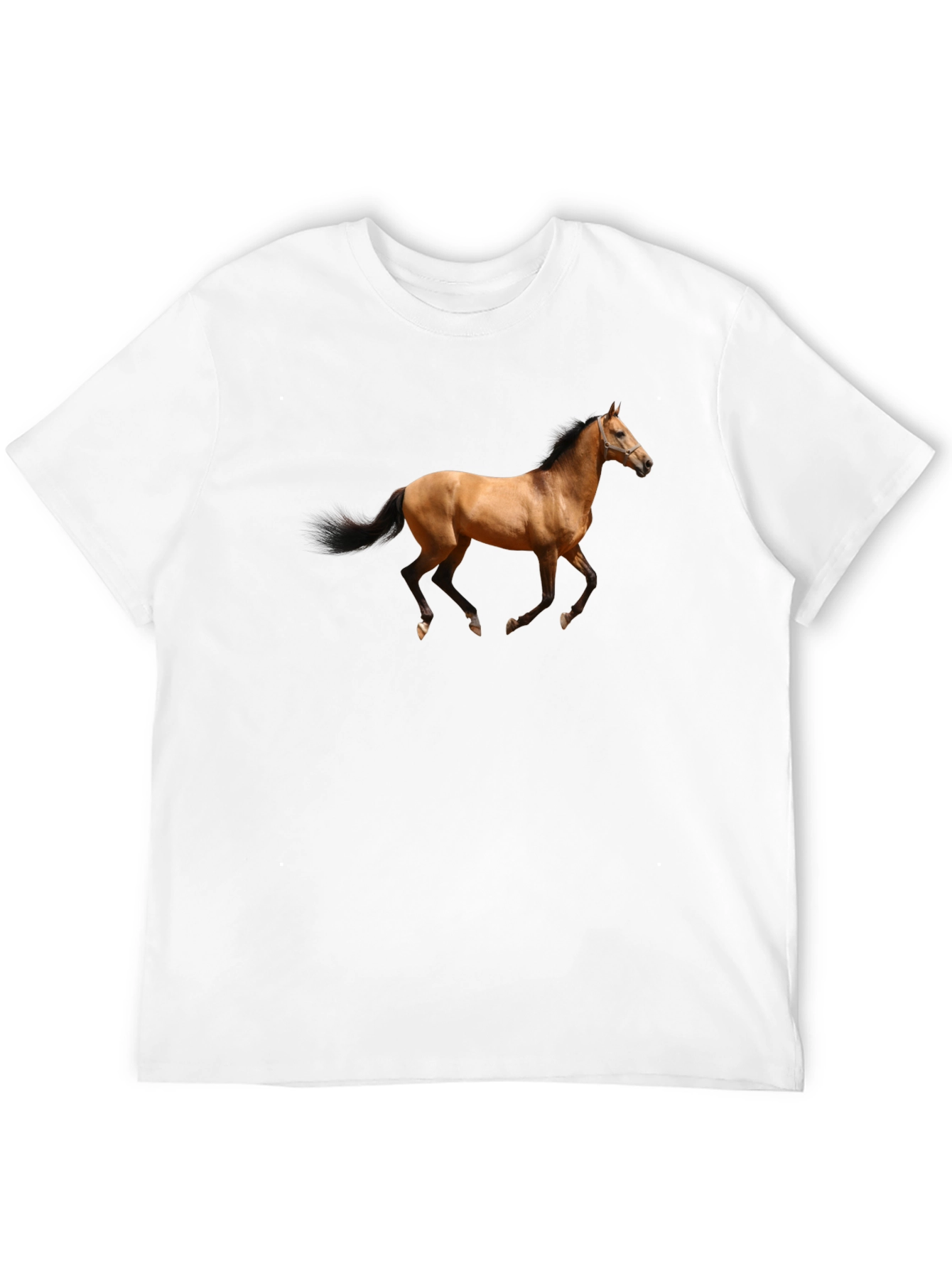 Black Horse Graphic Black T-Shirt view 12