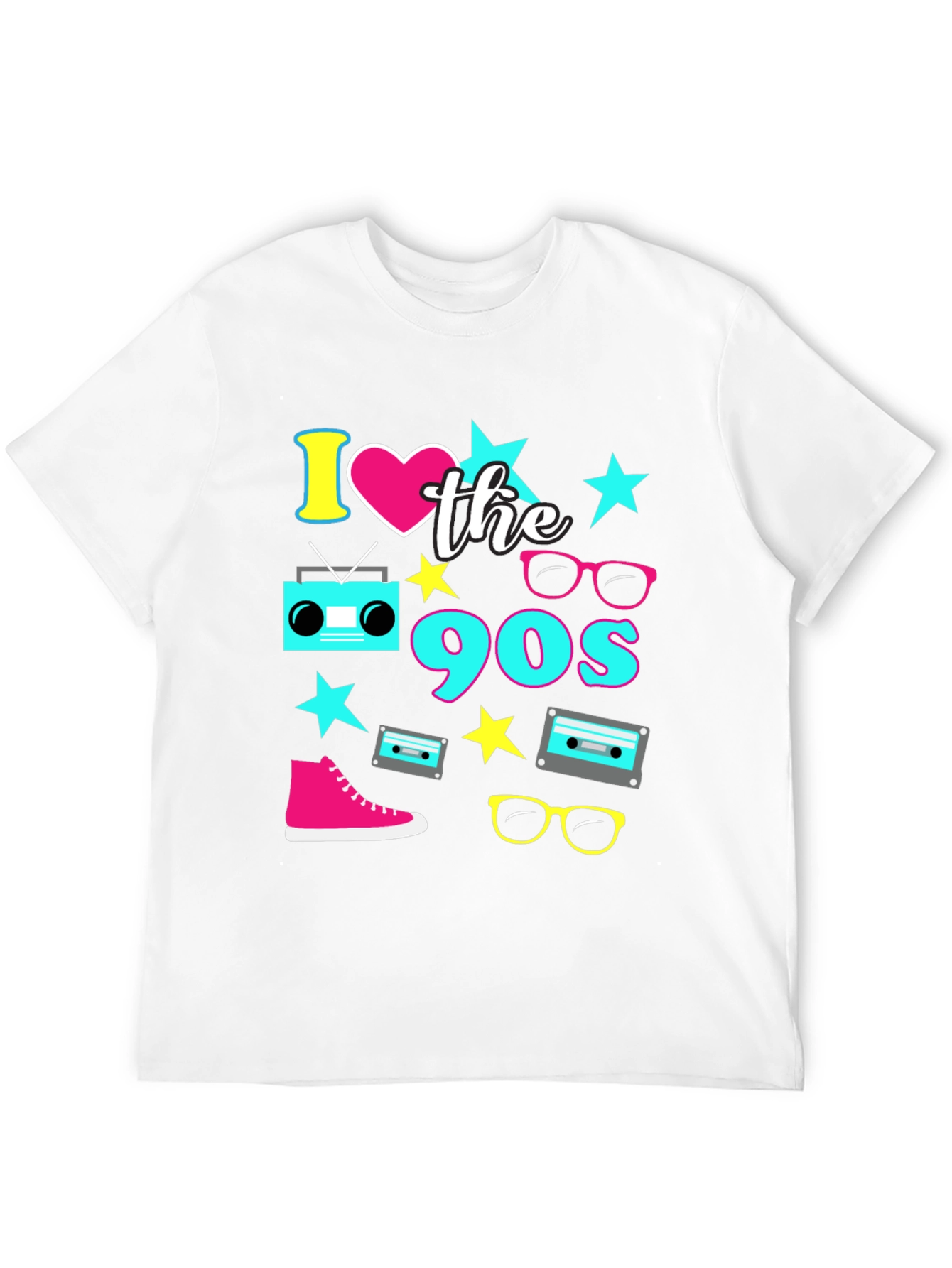 I Love the 90s Black T-Shirt - 12