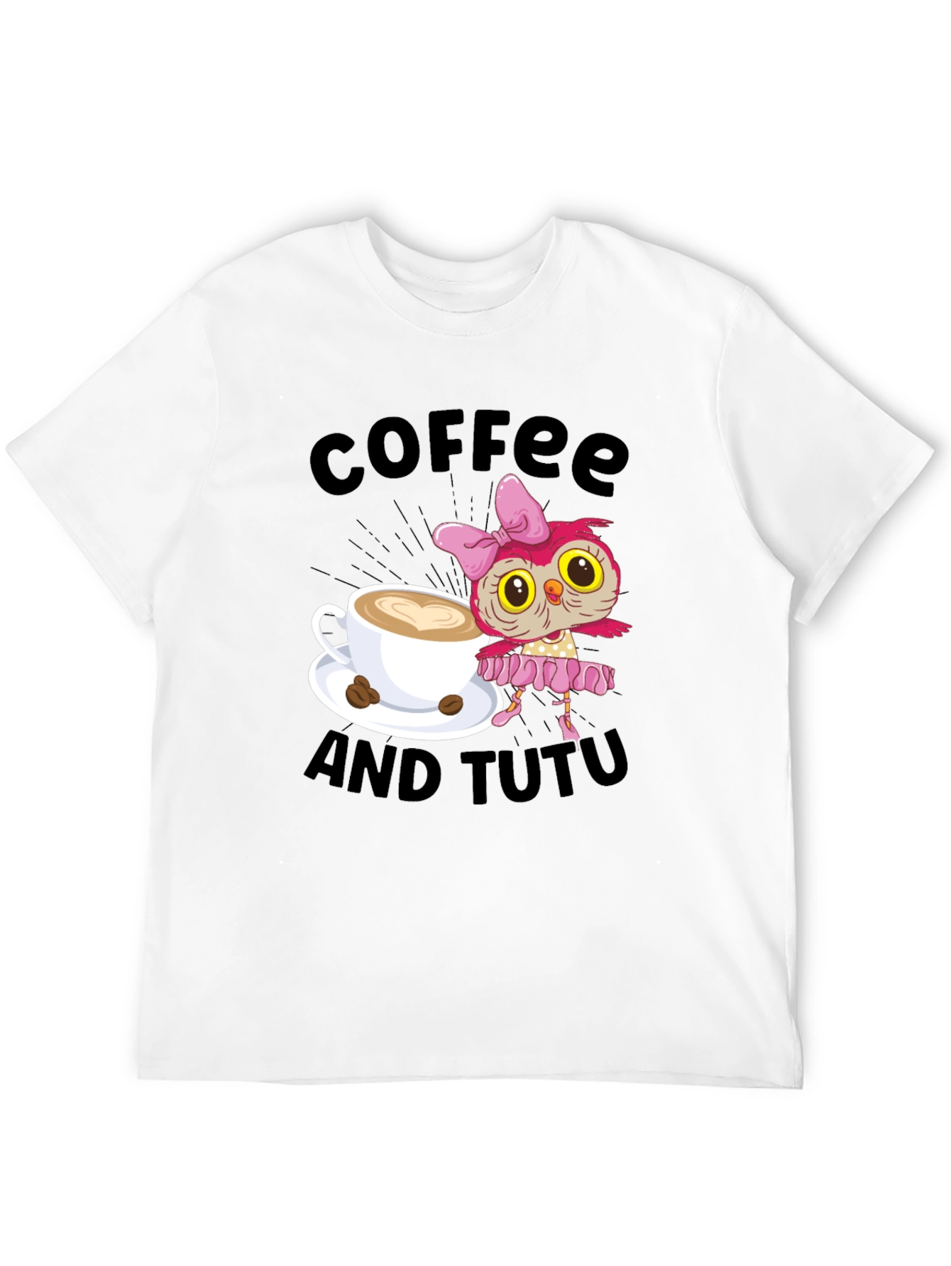 Black Coffee and Tutu Graphic Tee view 12