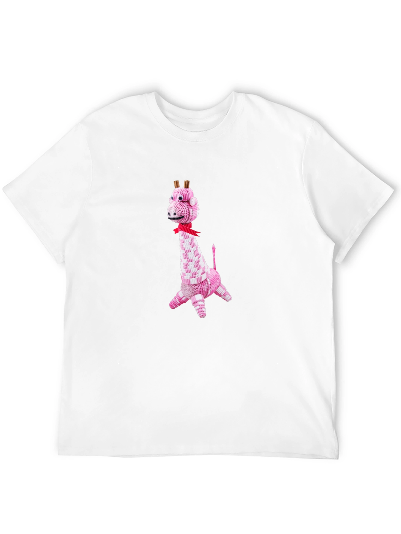 Black Giraffe Graphic Tee - Unique Animal Design T-Shirt view 12