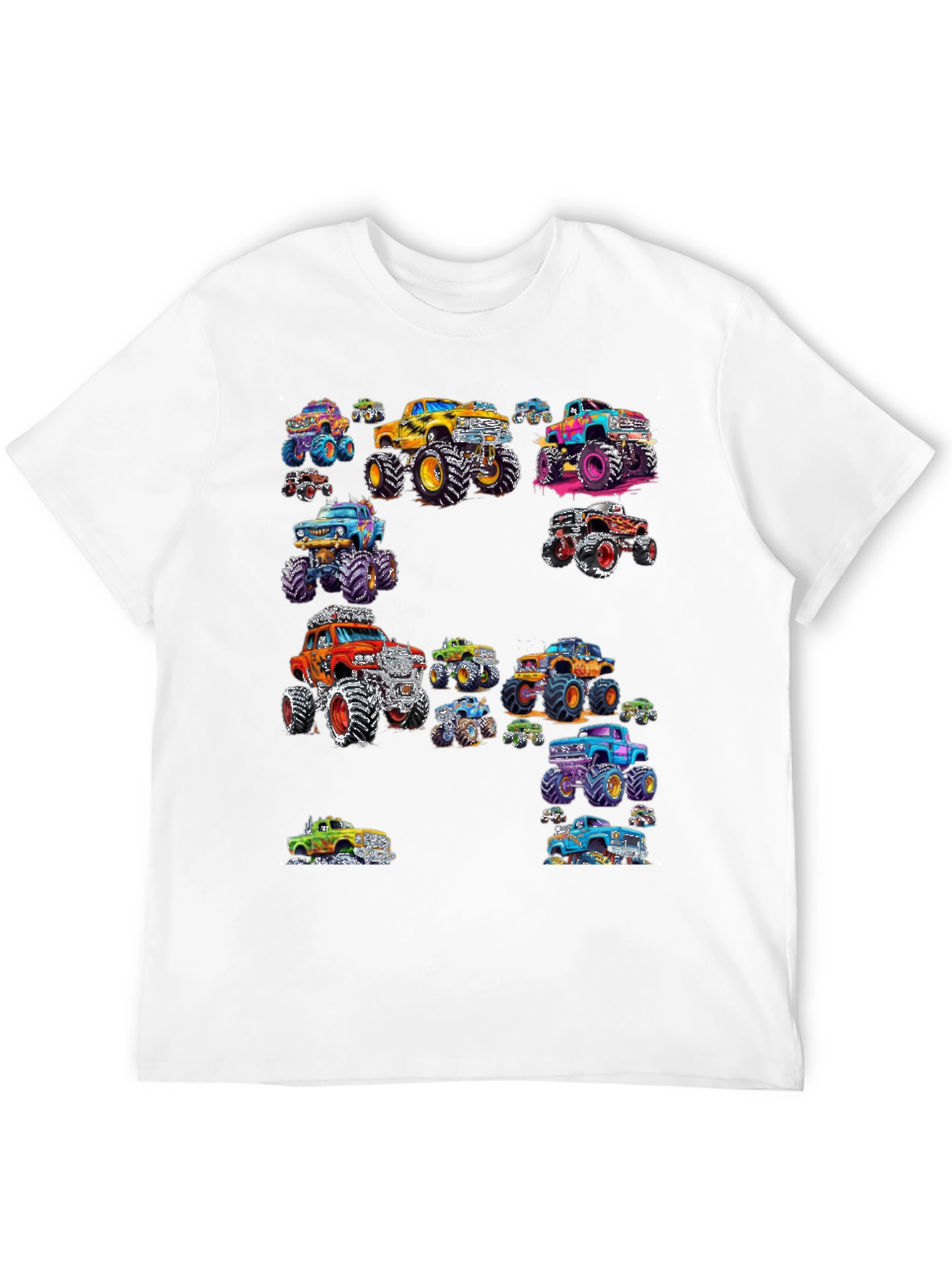 Black Monster Truck Rally Graphic T-Shirt view 12