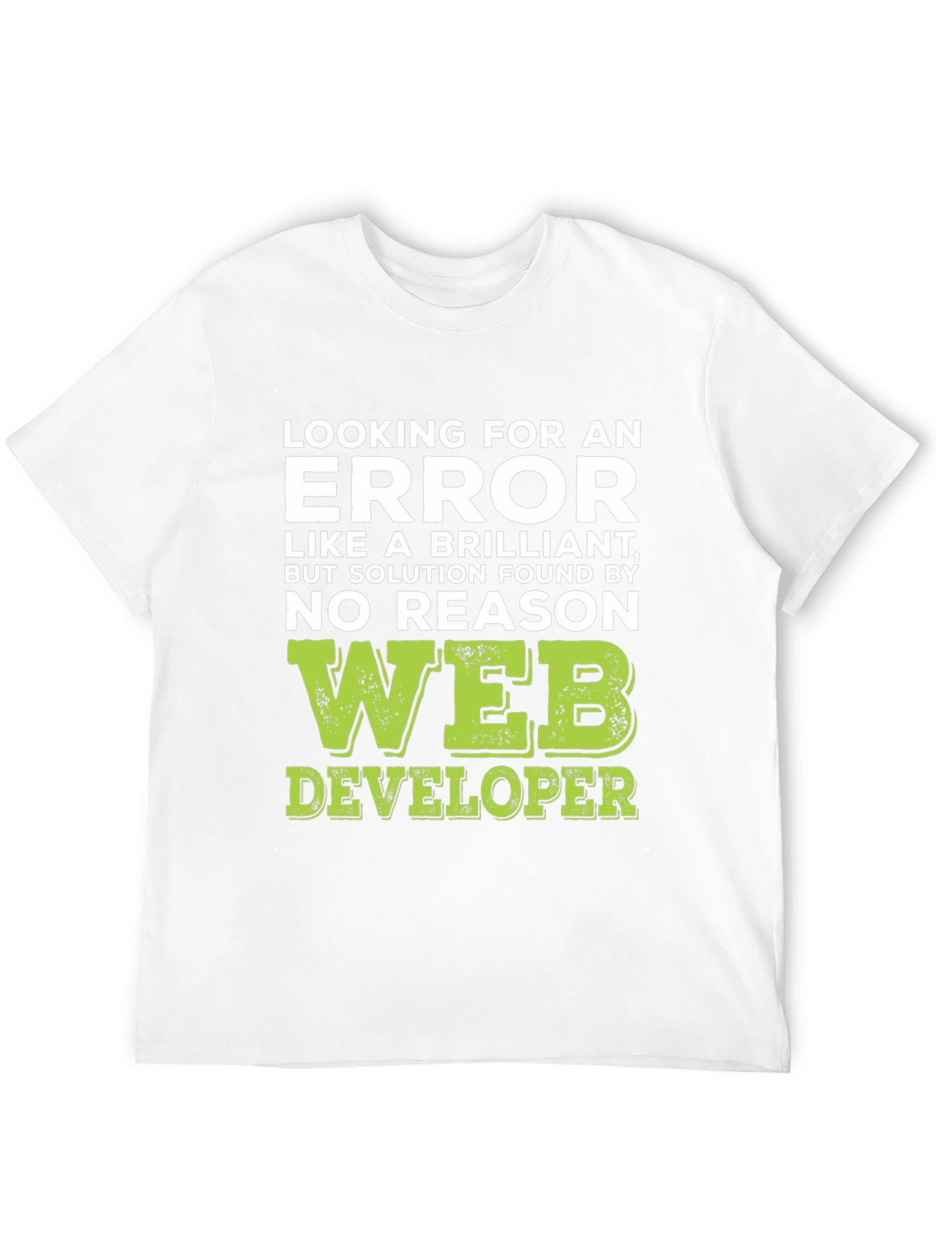 Black Web Developer T-Shirt: Finding Errors Brilliance view 12