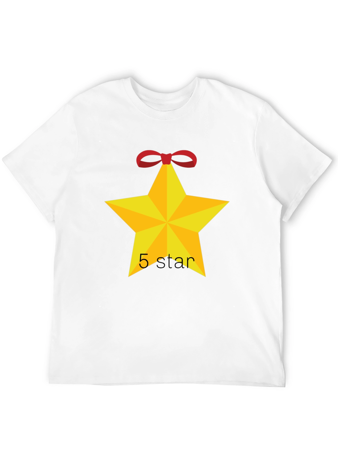 Black Five Star Holiday T-Shirt view 12