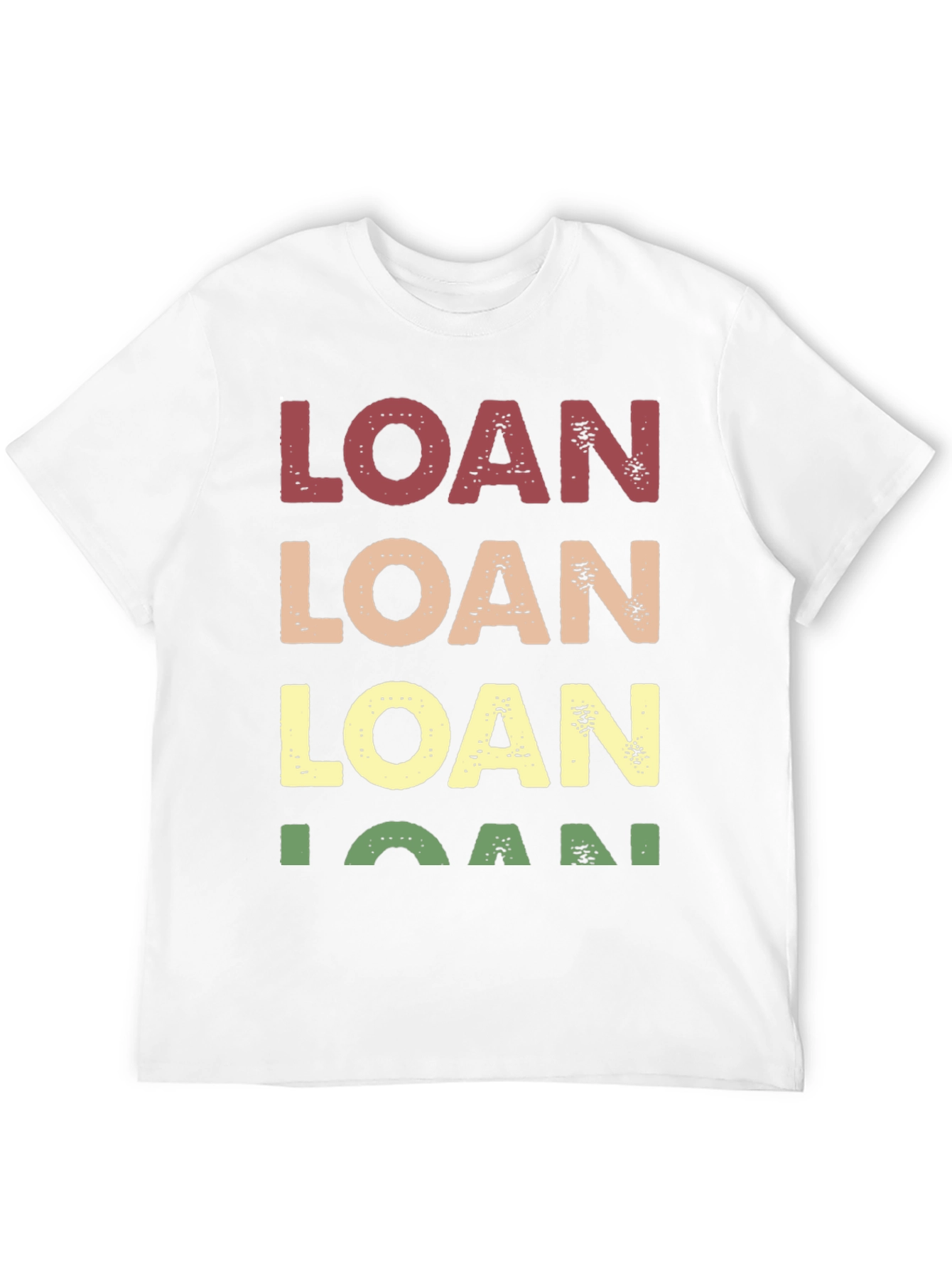 Black Retro Loan T-Shirt, Funny Finance Tee view 12