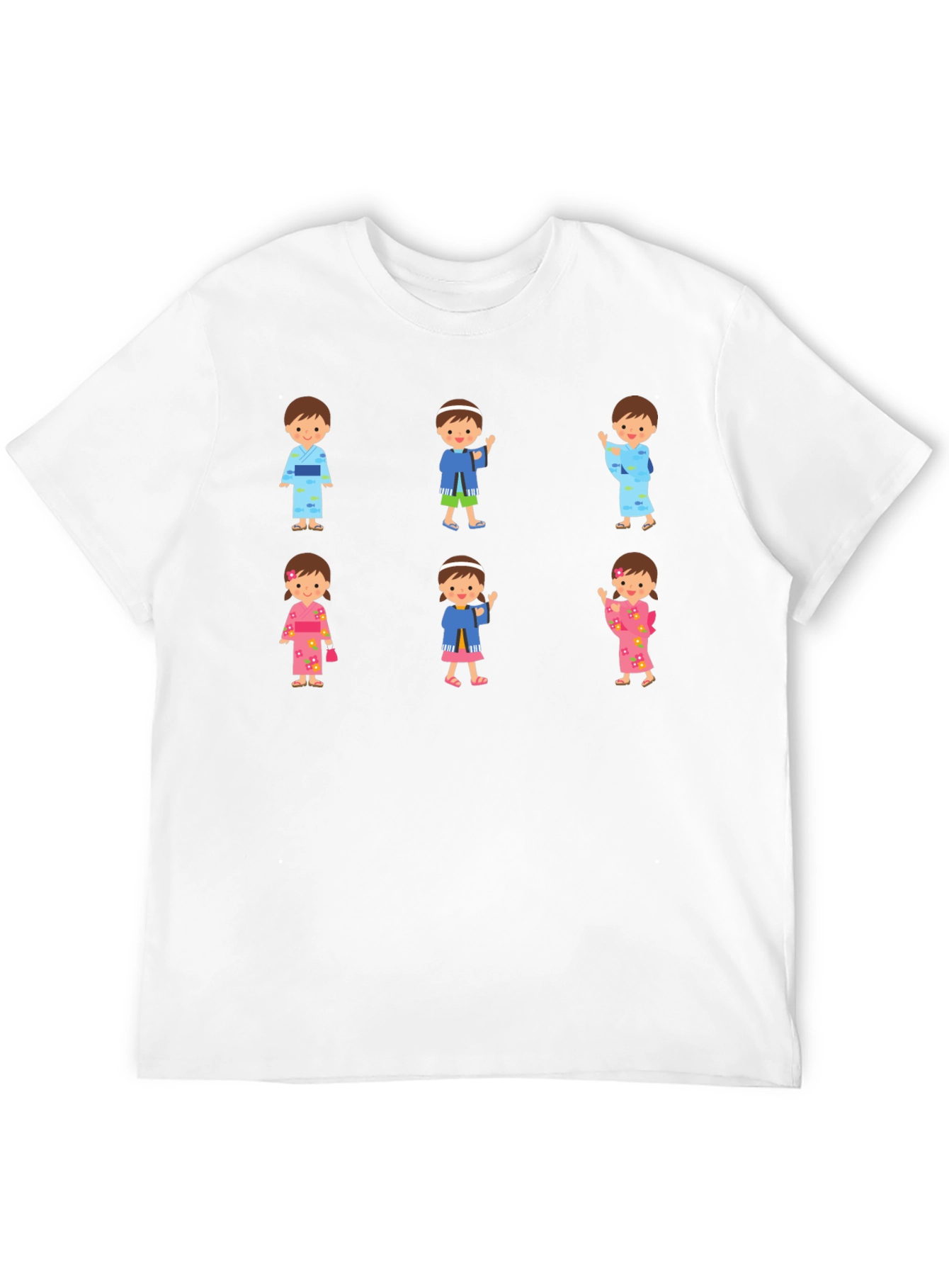 Black Kimono Kids Black T-Shirt view 12