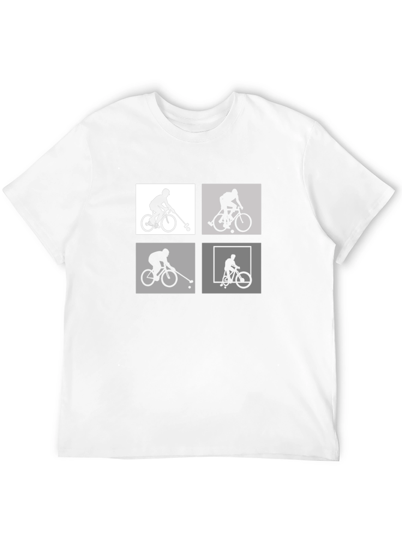 Black Bike Polo T-Shirt - Unique Design view 12