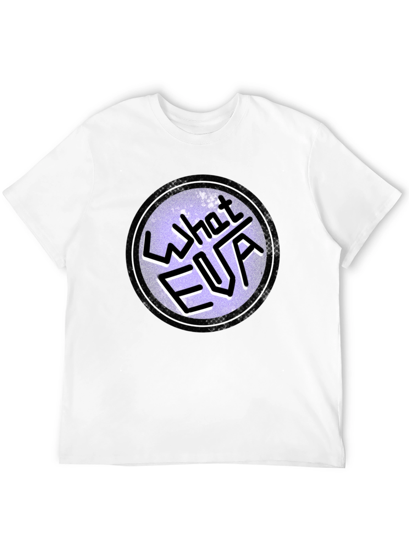 Black What FUA Funny Graphic Men's Black T-Shirt view 12