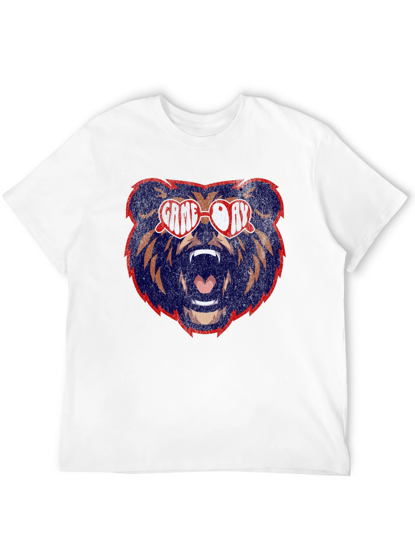 Black Game Day Bear Graphic Tee view 12