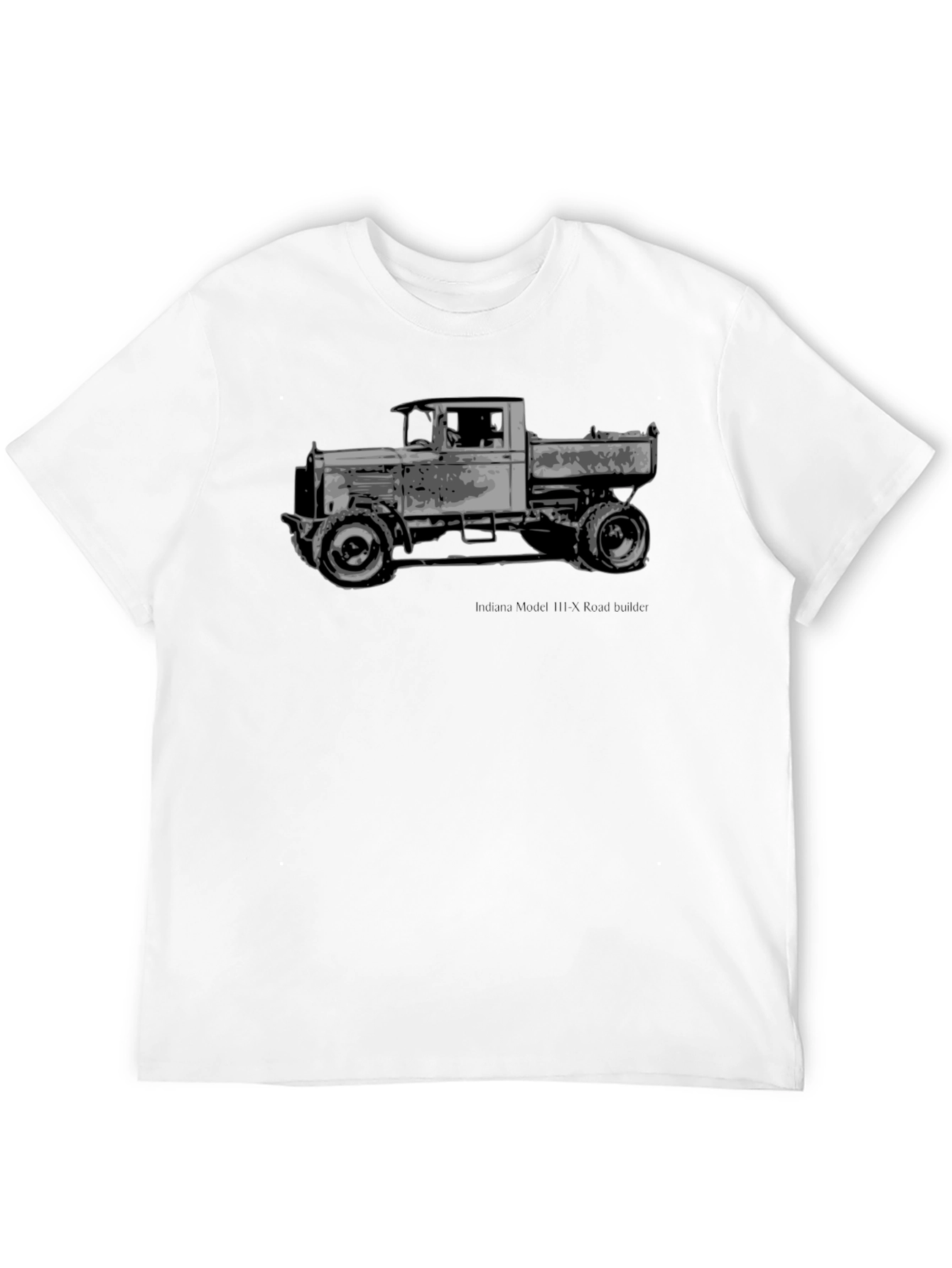 Vintage Truck Graphic Tee - Classic Black T-Shirt - 12