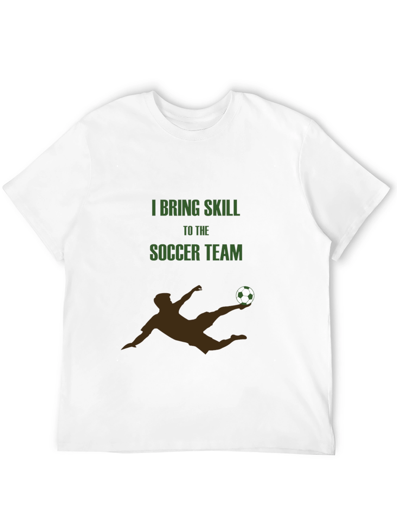 Black Soccer Team Skill T-Shirt view 12