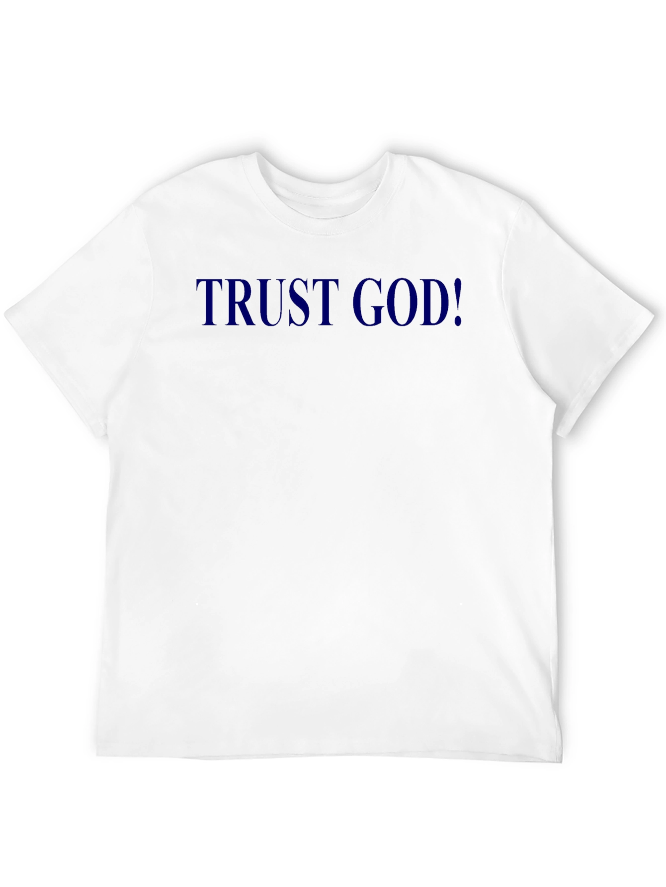 Black Trust God! Black Crewneck T-Shirt view 12