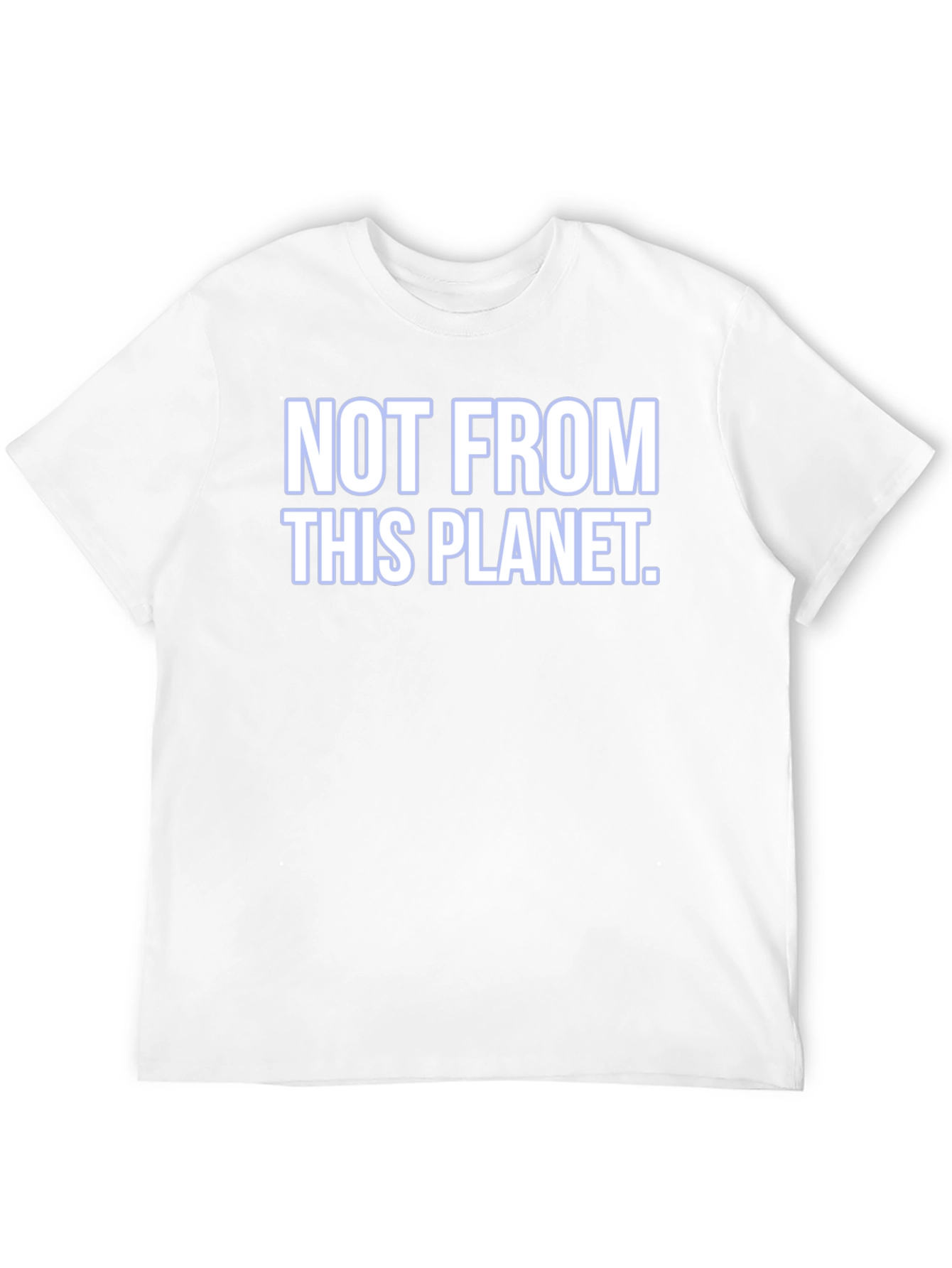 Black Not From This Planet Graphic Tee - Black Cotton Casual Shirt view 12