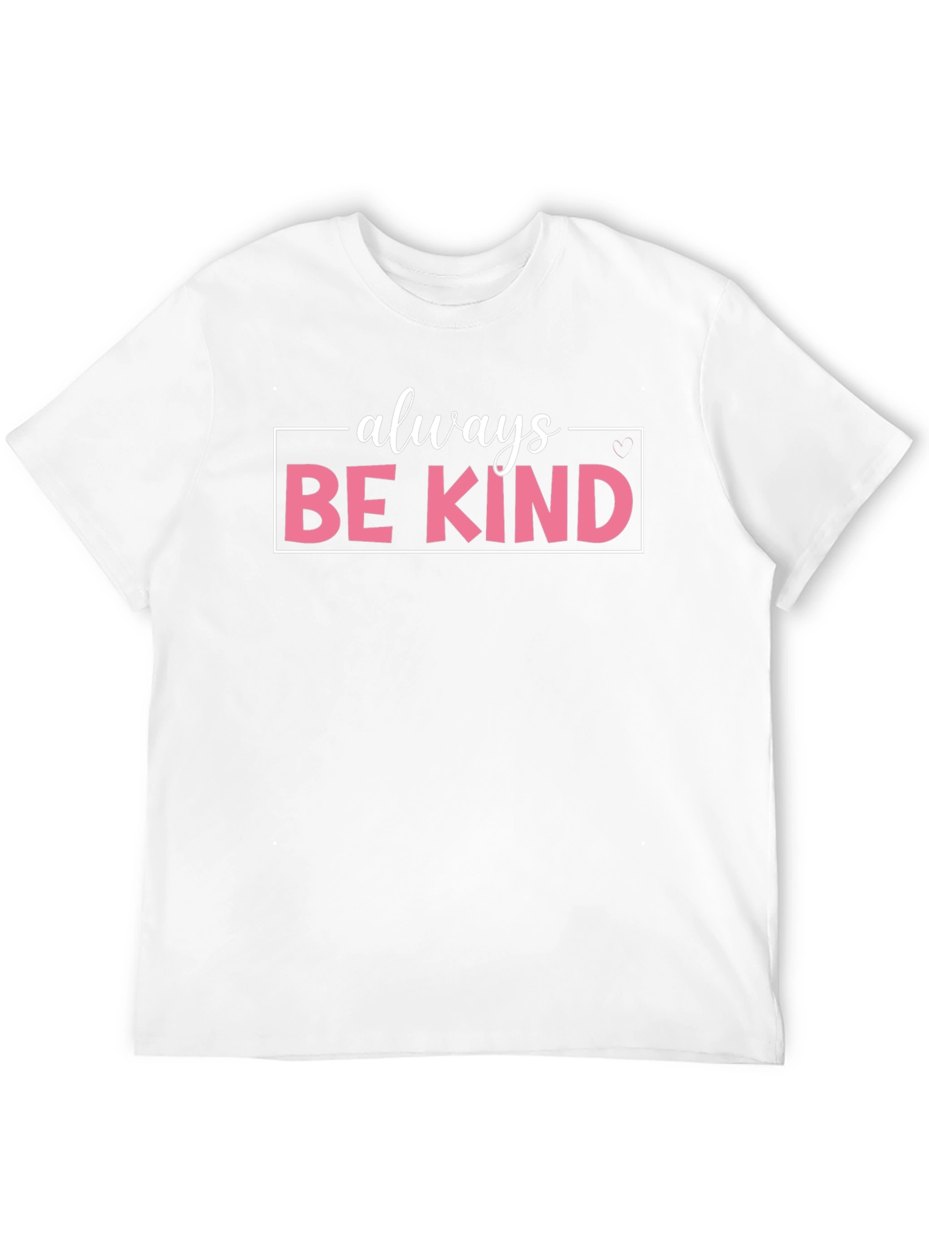 Black Always Be Kind Graphic Tee - Black Unisex T-Shirt view 12