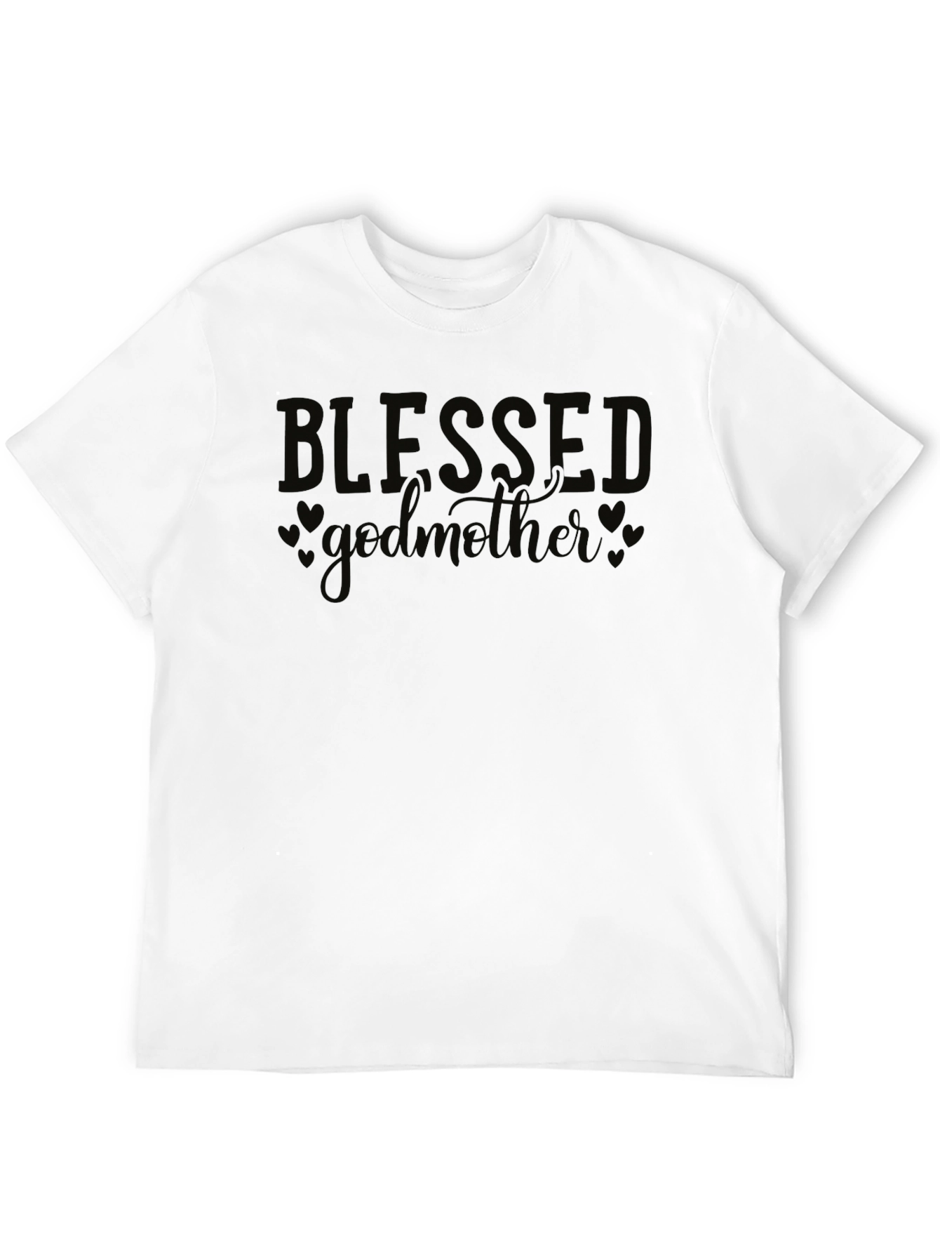 Black Blessed Godmother Graphic Tee view 12