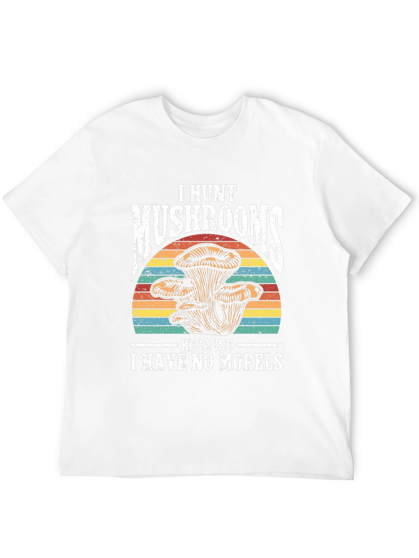 Black Mushroom Hunter Novelty Graphic Tee view 12