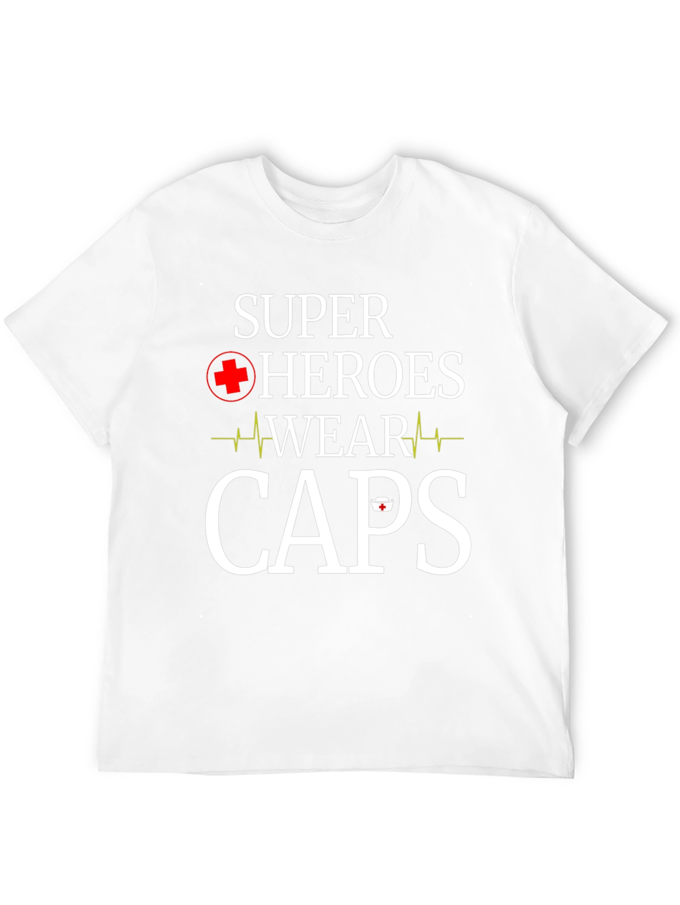 Black Super Heroes Wear Caps T-Shirt - Nurse Appreciation view 12