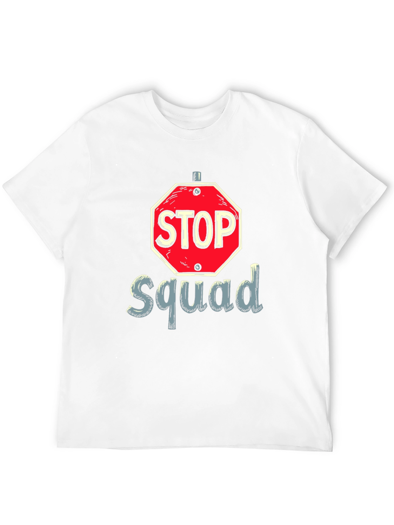 Black Stop Squad Graphic Tee - Men's Black T-Shirt view 12