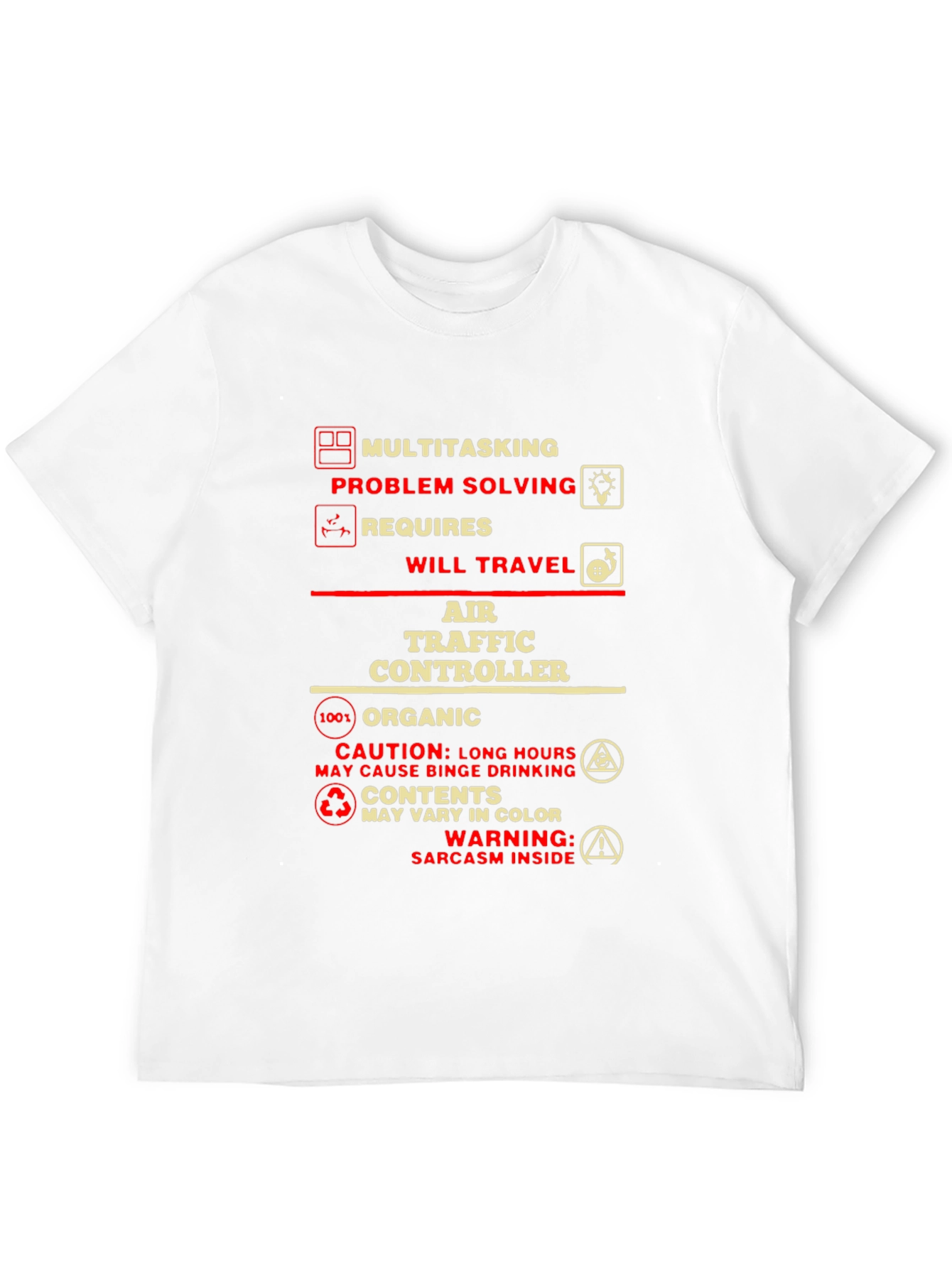 Black Air Traffic Controller T-Shirt: Multitasking, Problem Solving view 12