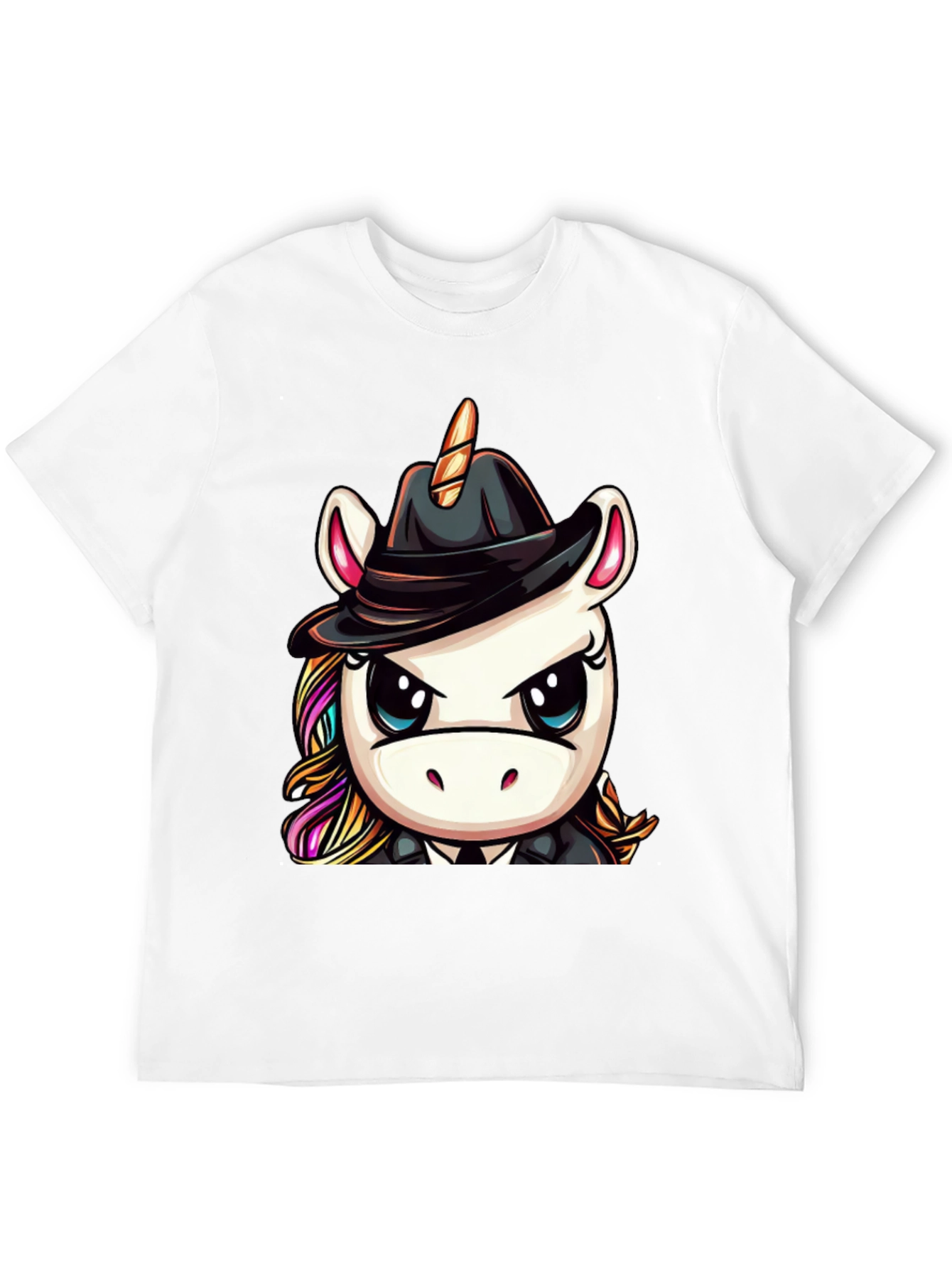 Black Unicorn Mafia Boss Graphic Tee - Black view 12