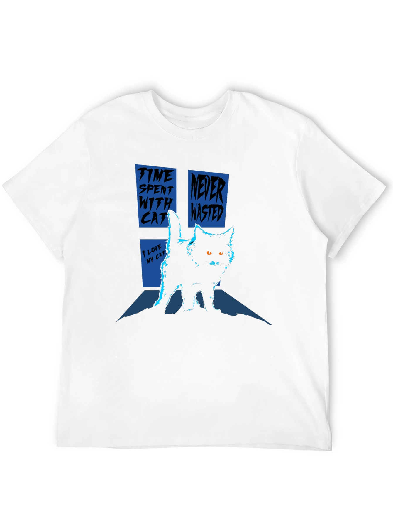 Black Time Spent with Cats Black T-Shirt view 12