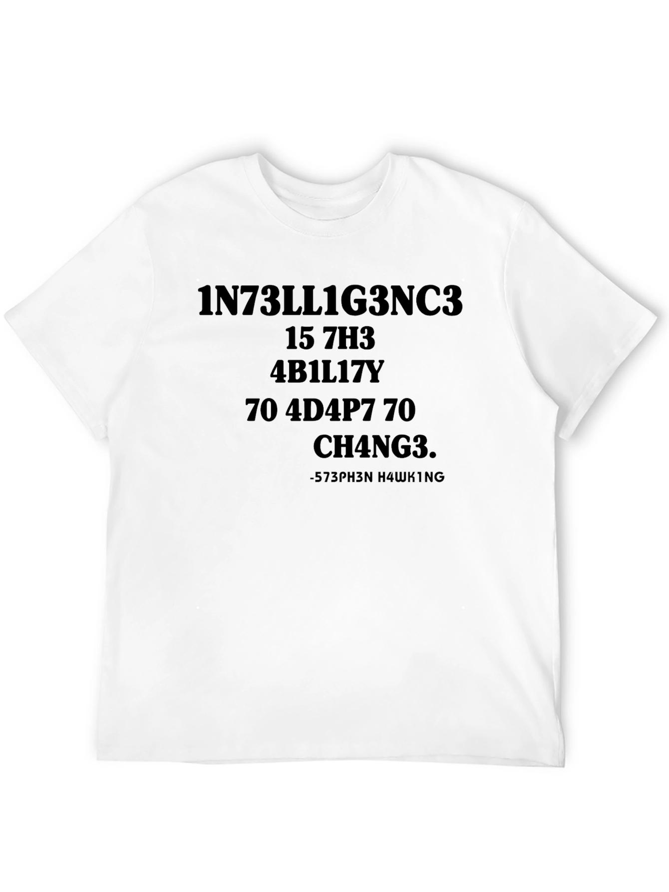 Black Intelligence T-Shirt: Code Design view 12