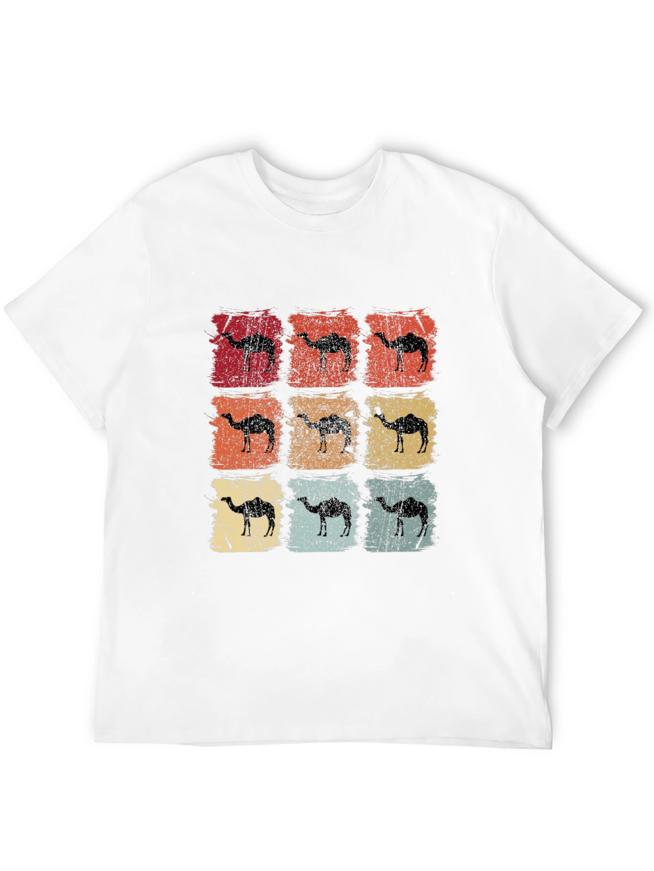 Black Retro Camel Graphic Tee - Vintage Style view 12