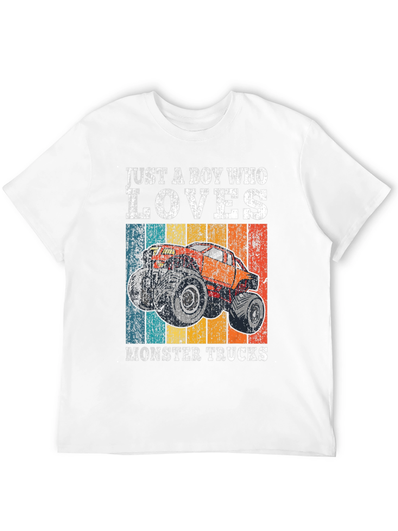 Black Monster Truck Lover Graphic Tee view 12