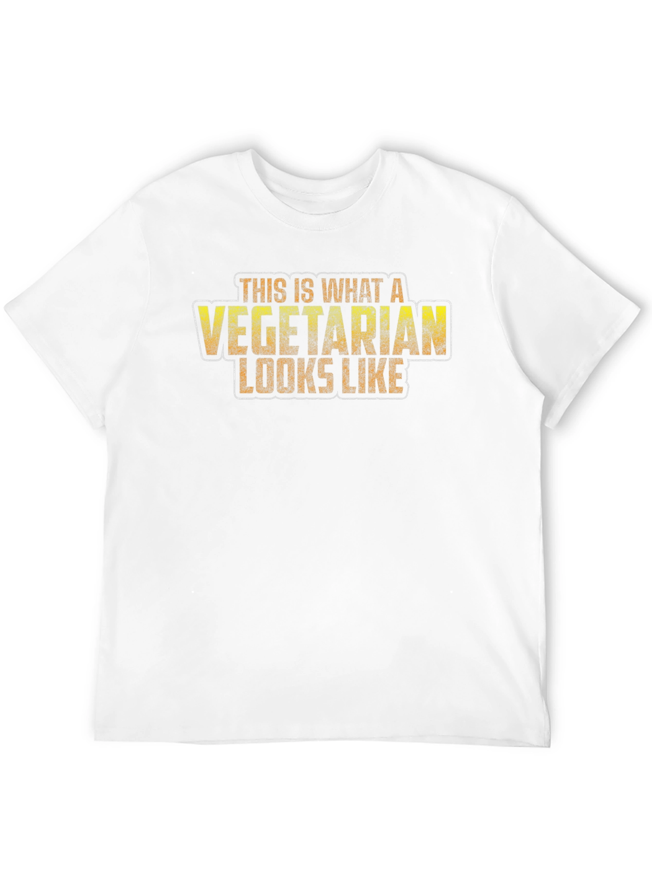 Black Vegetarian Graphic Tee - Funny Statement T-Shirt view 12
