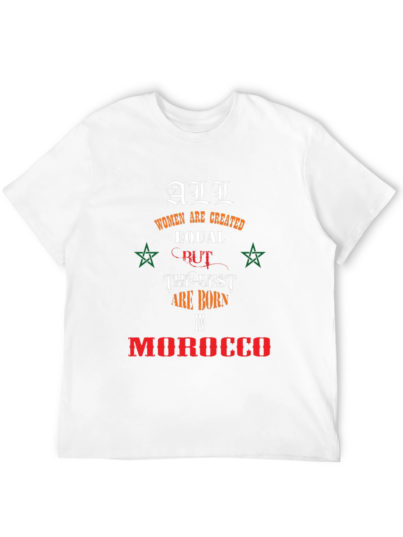 Black All Women Are Created Equal T-Shirt view 12