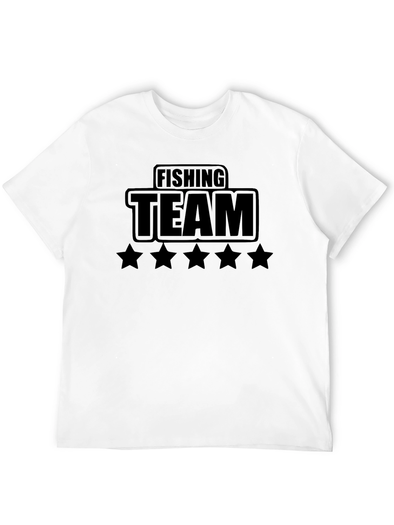 Black Fishing Team Black T-Shirt view 12