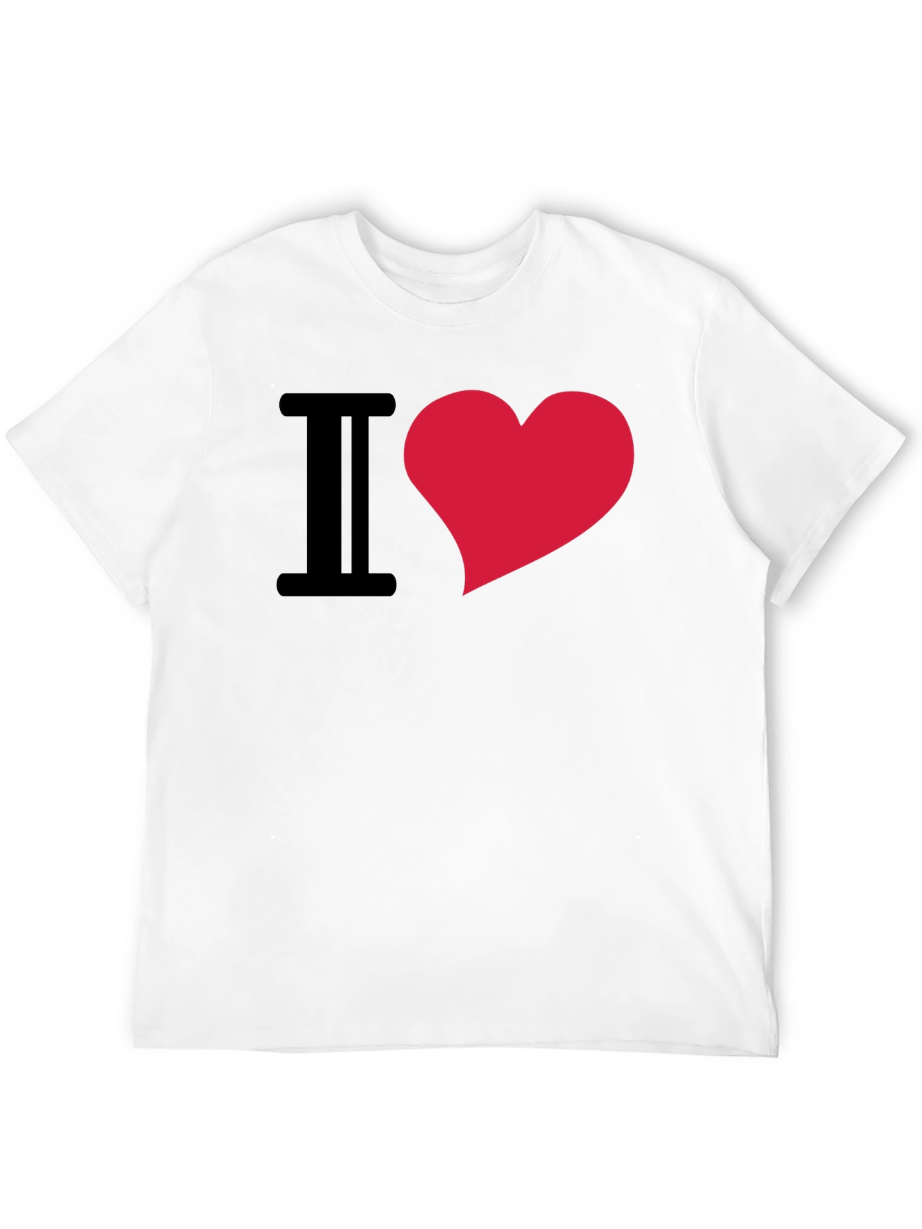 Black I Heart Graphic Tee - Trendy & Comfortable view 12