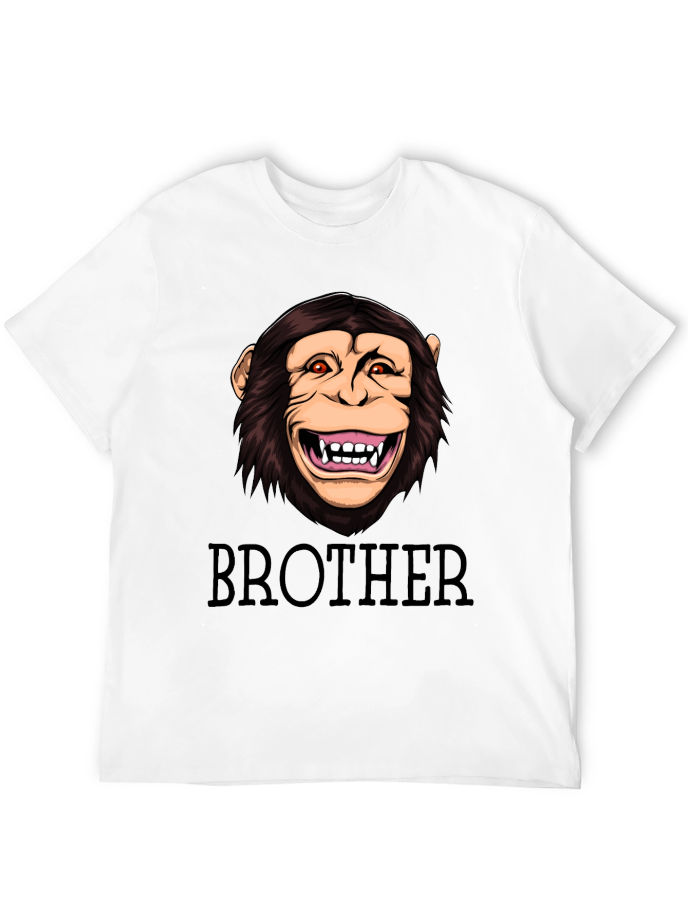 Black Brother Monkey Graphic T-Shirt view 12
