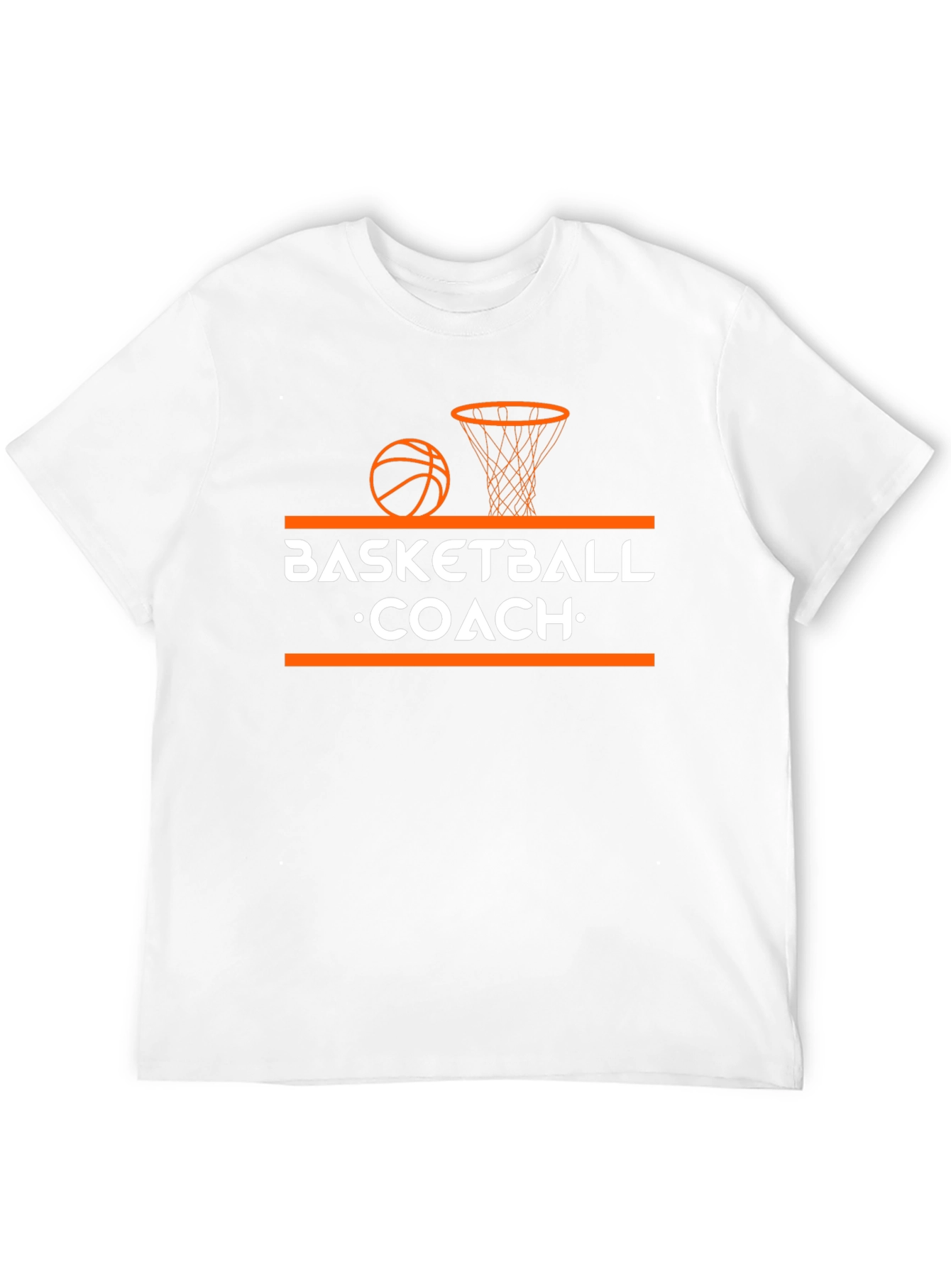 Black Basketball Coach T-Shirt - Black Graphic Tee view 12