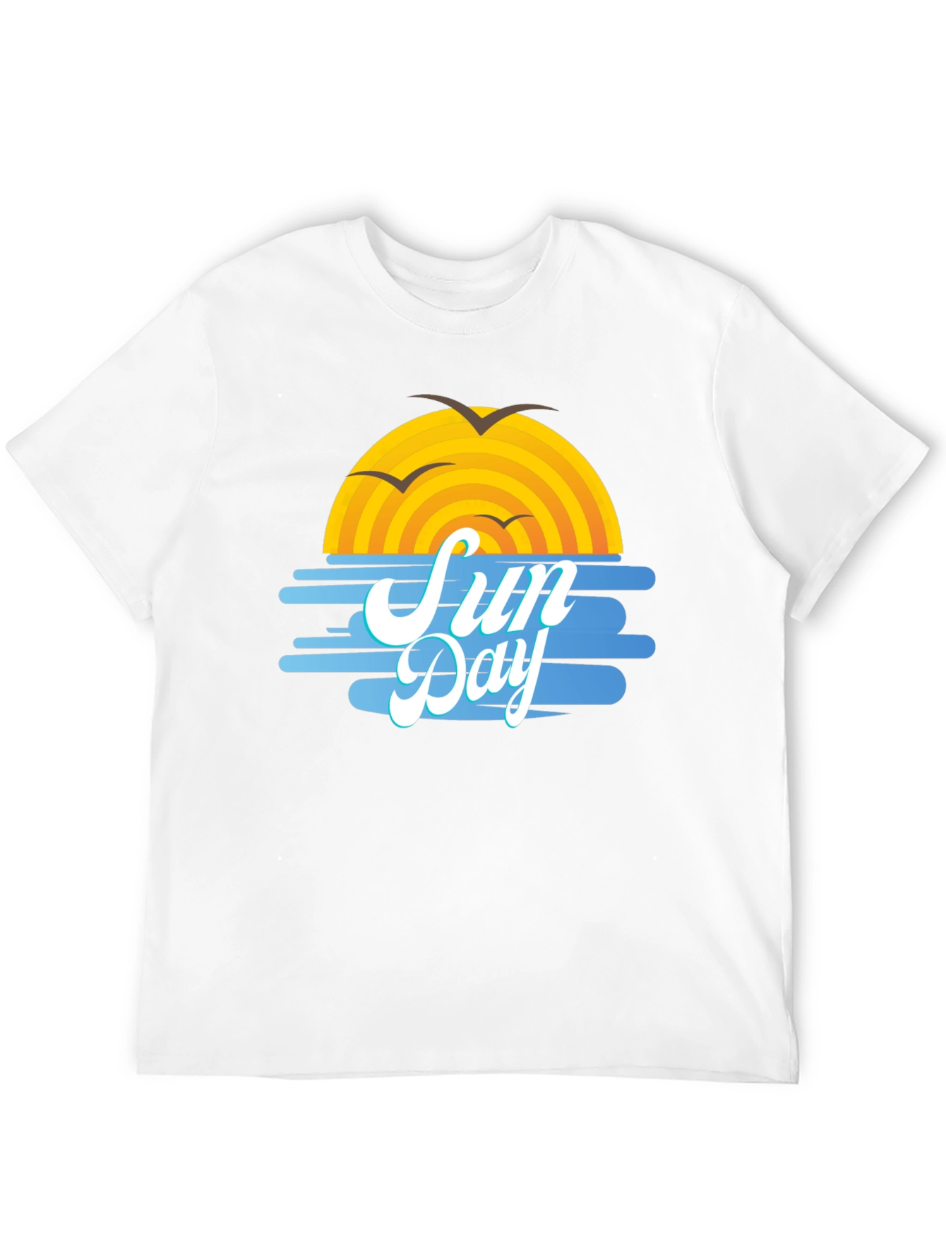 Black Sun Day Graphic Tee - Black Cotton T-Shirt view 12