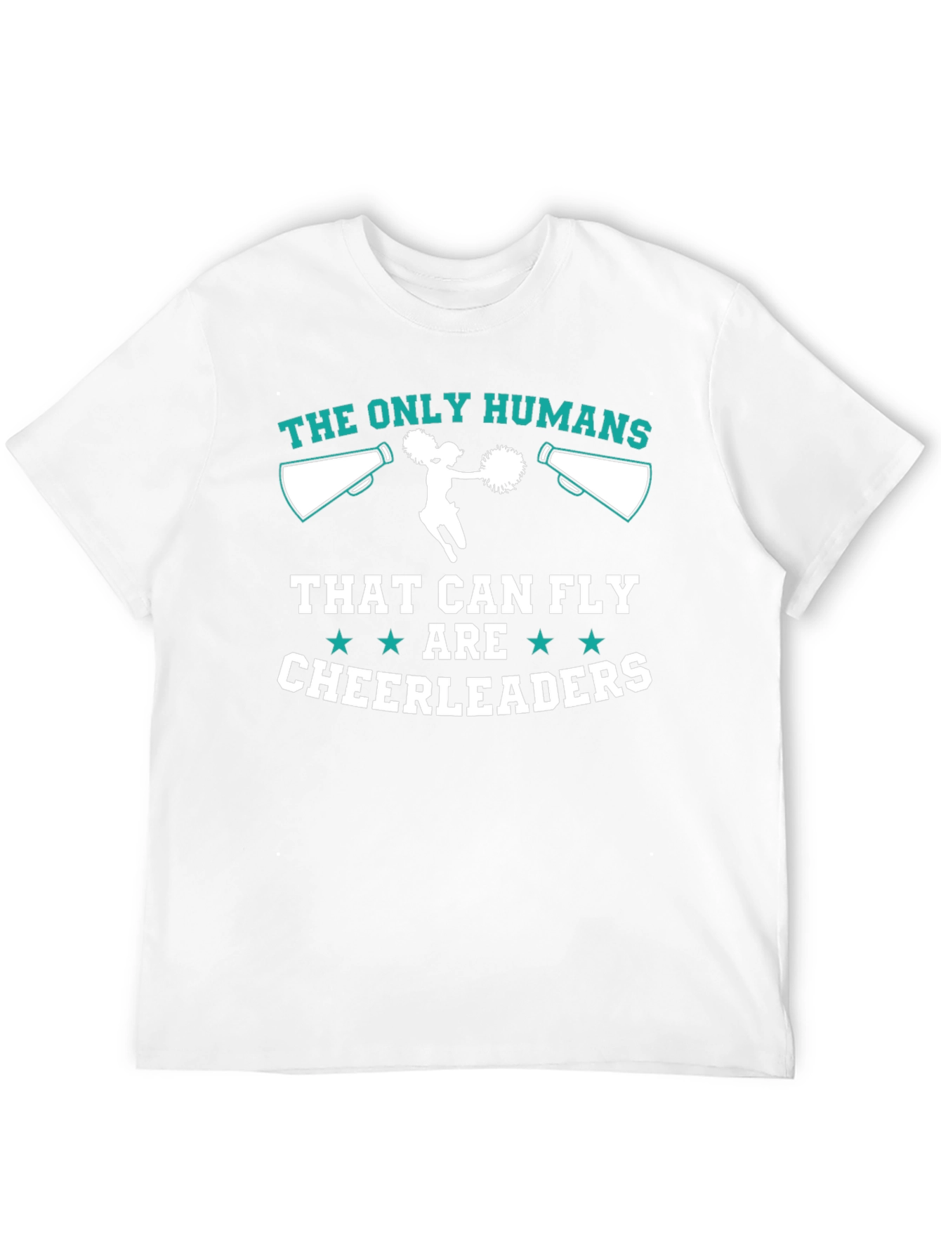 Black Cheerleader T-Shirt: The Only Humans That Can Fly view 12