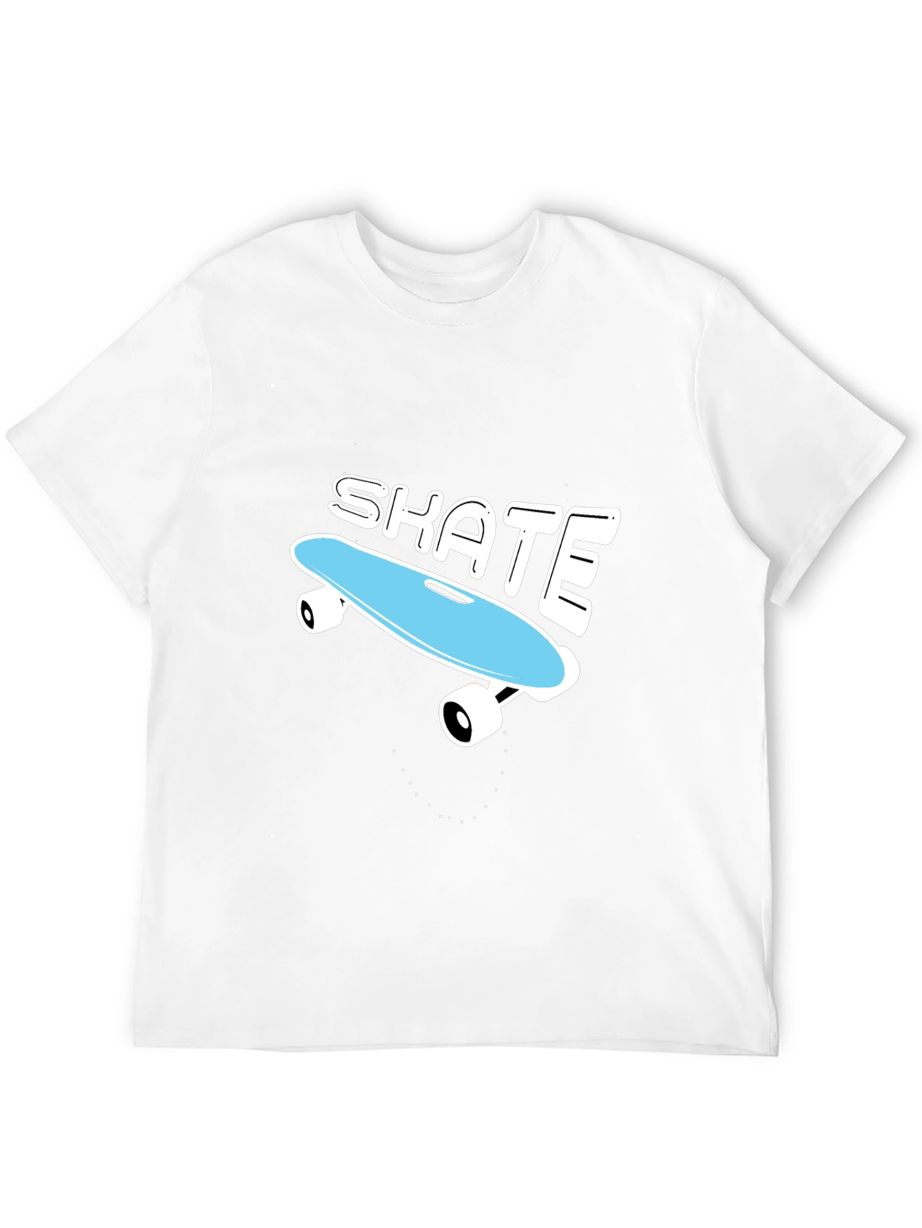 Black Skate T-Shirt - Cool Skateboard Graphic Tee view 12