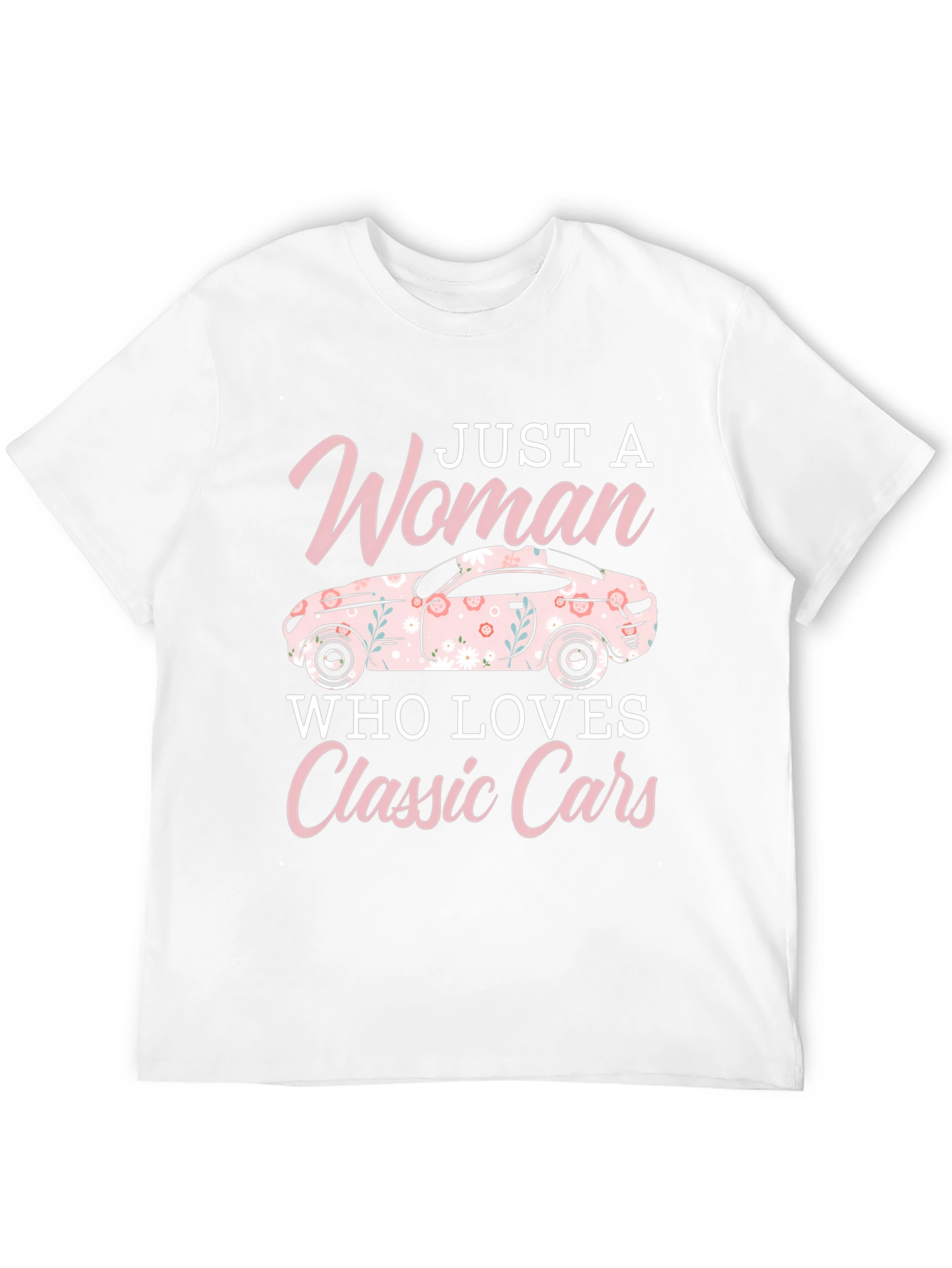 Black Woman Who Loves Classic Cars T-Shirt view 12
