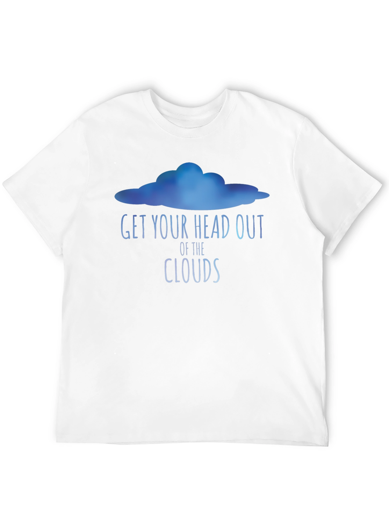 Black Get Your Head Out of the Clouds Graphic Tee view 12