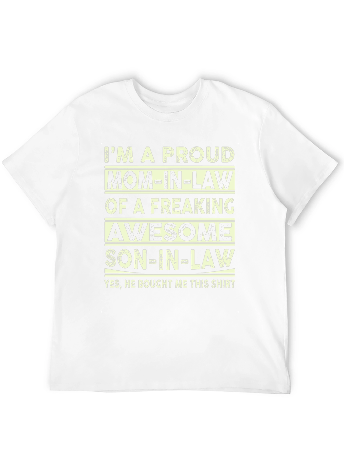 Black Proud Mom-in-Law Graphic T-Shirt view 12