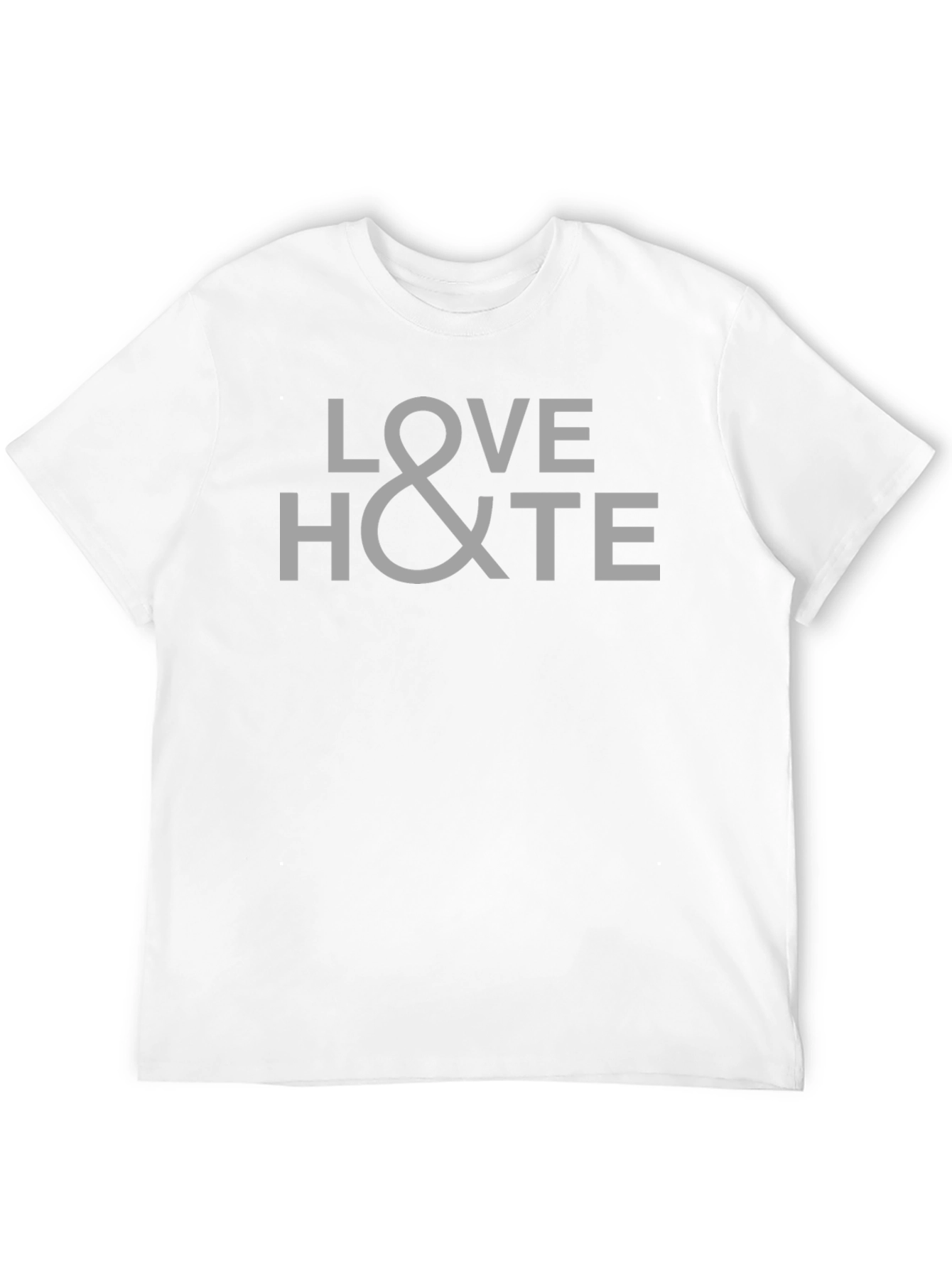 Black Love & Hate Graphic T-Shirt - Black view 12