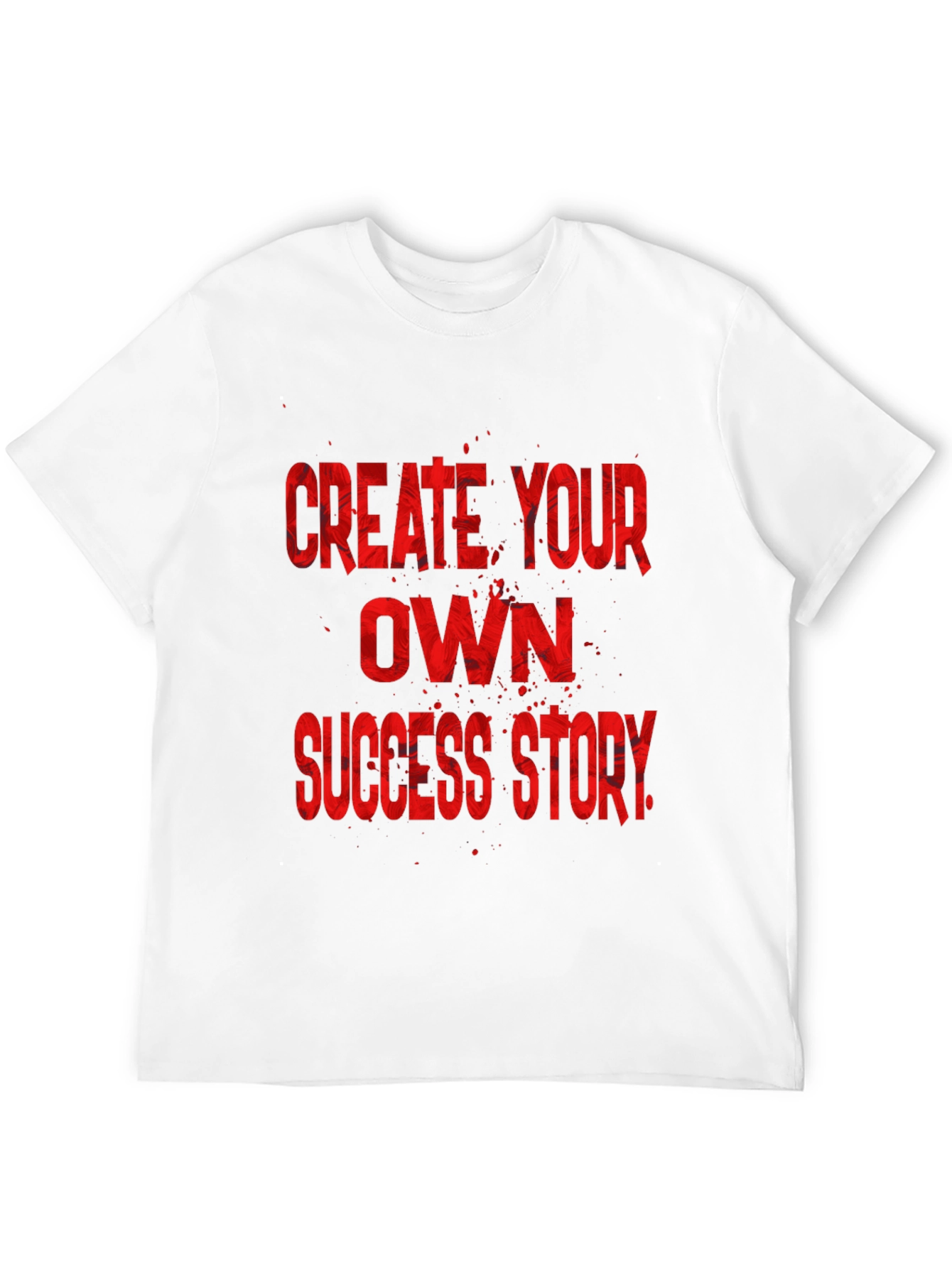 Black Create Your Own Success Story Black T-Shirt view 12