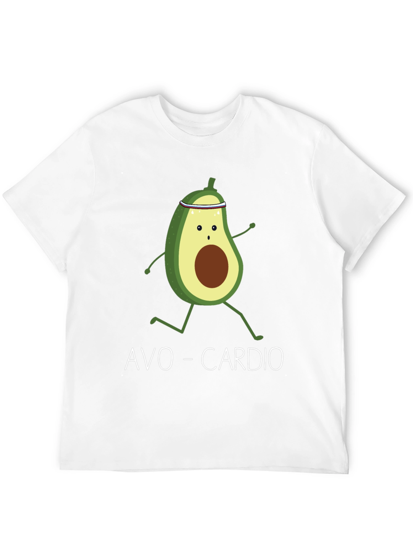Black Avo-Cardio Avocado Running Graphic T-Shirt view 12