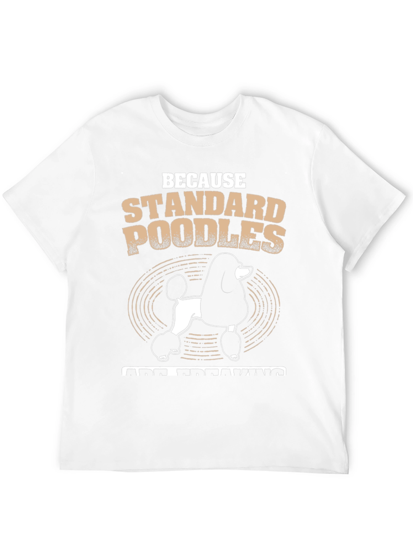 Black Standard Poodle T-Shirt - Dog Lover Tee view 12