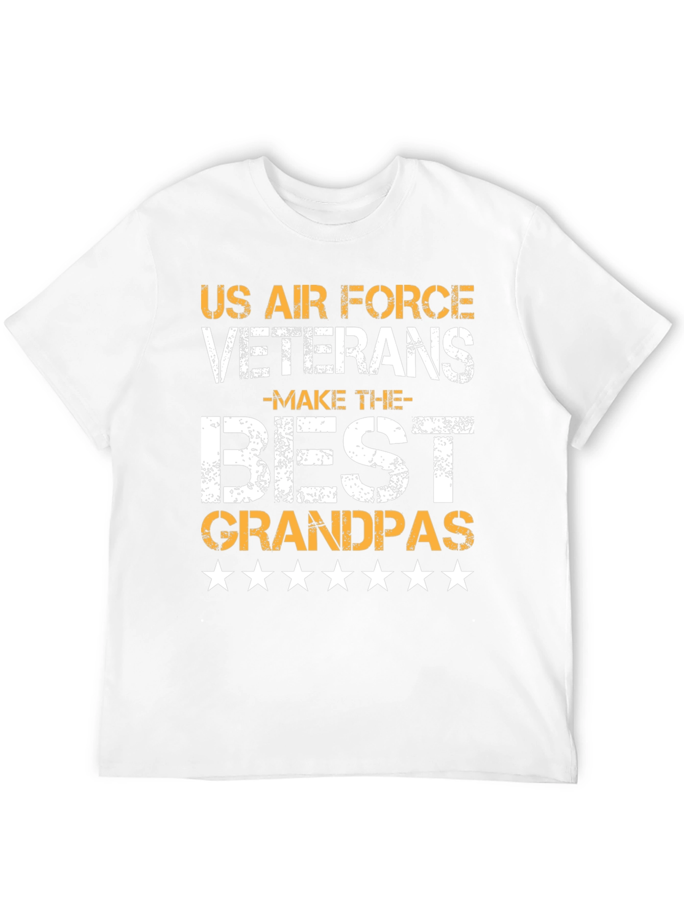 Black US Air Force Veterans Grandpas T-Shirt view 12