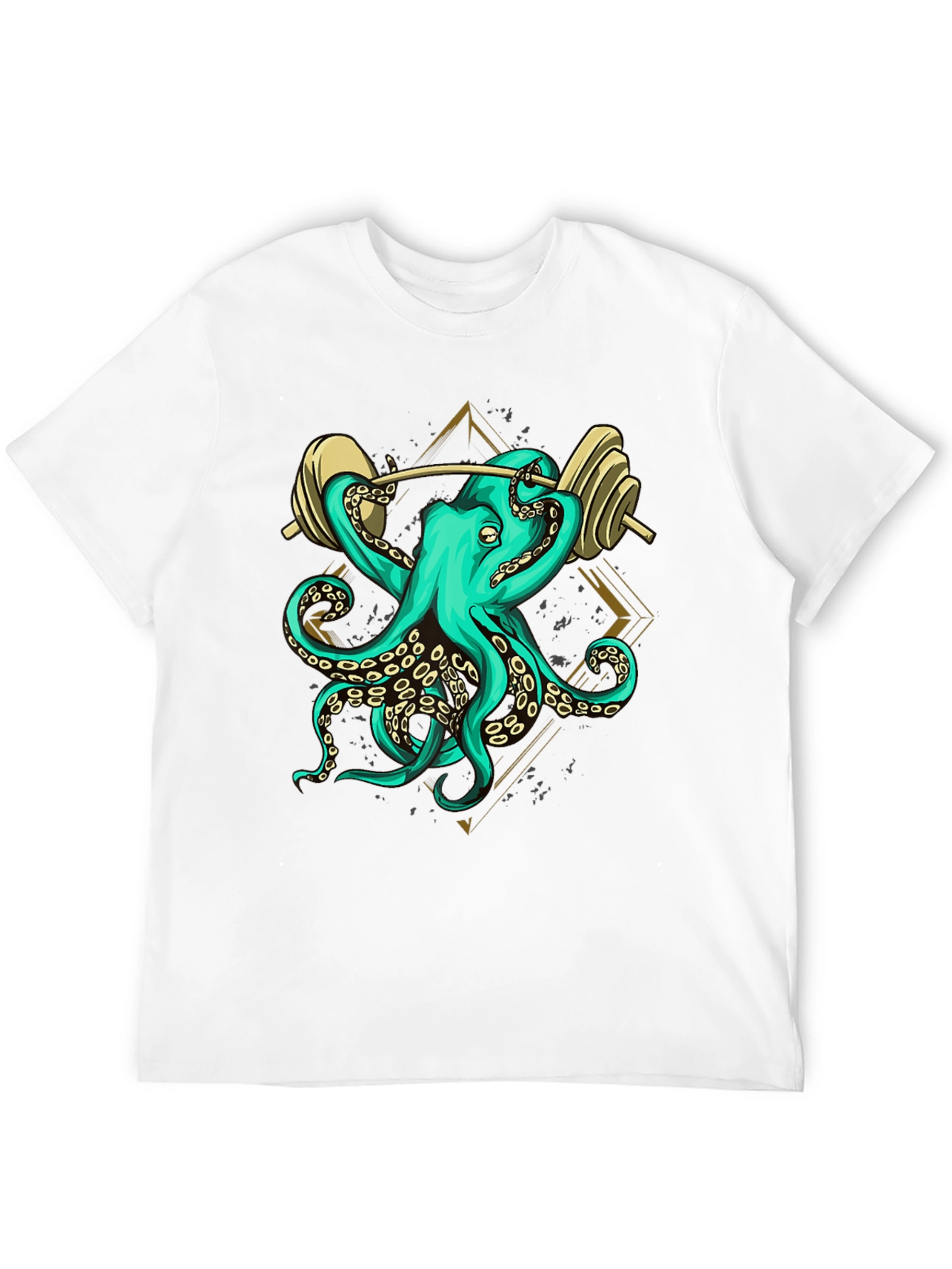 Octopus Lifting Weights Graphic Tee - 12