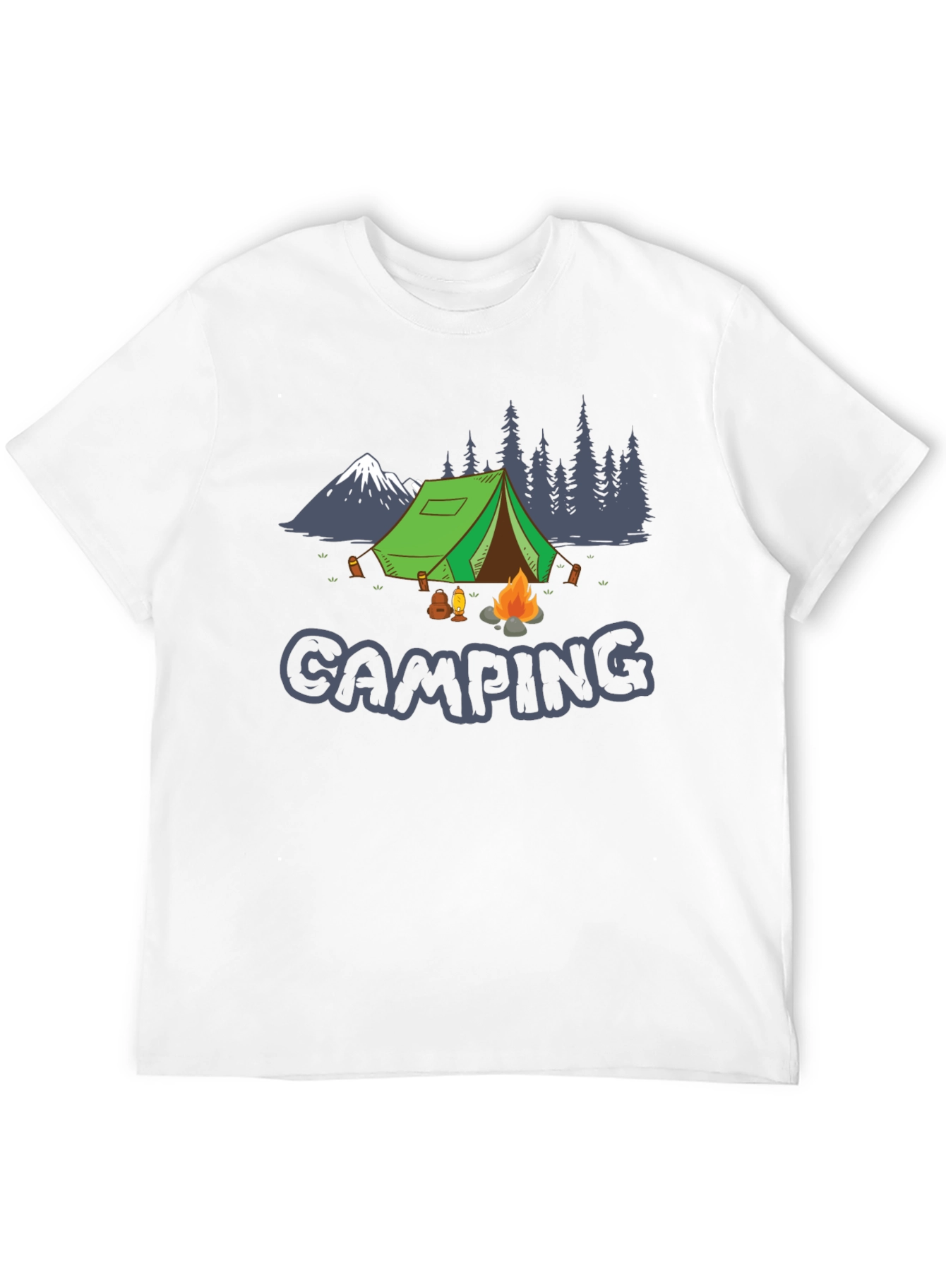 Black Camping Graphic Tee - Adventure Awaits view 12