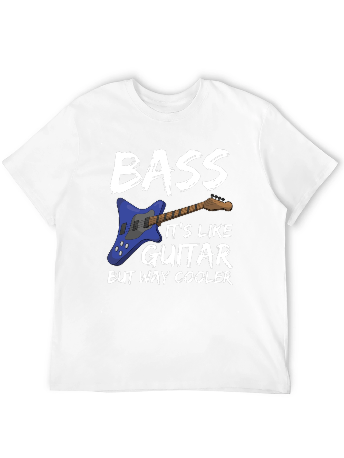 Black Bass Guitar Cool T-Shirt view 12