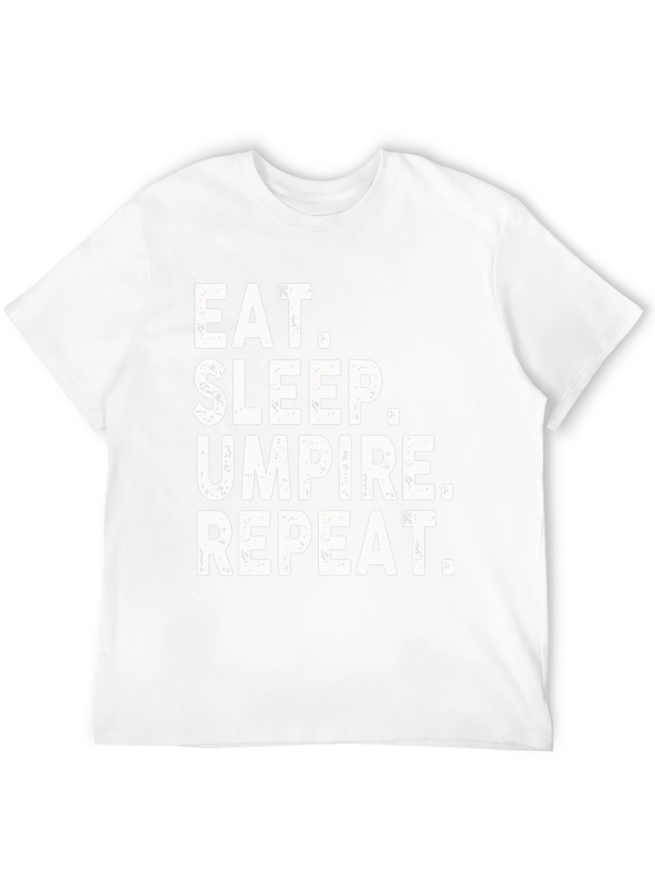 Black Eat Sleep Umpire Repeat Graphic Tee view 12